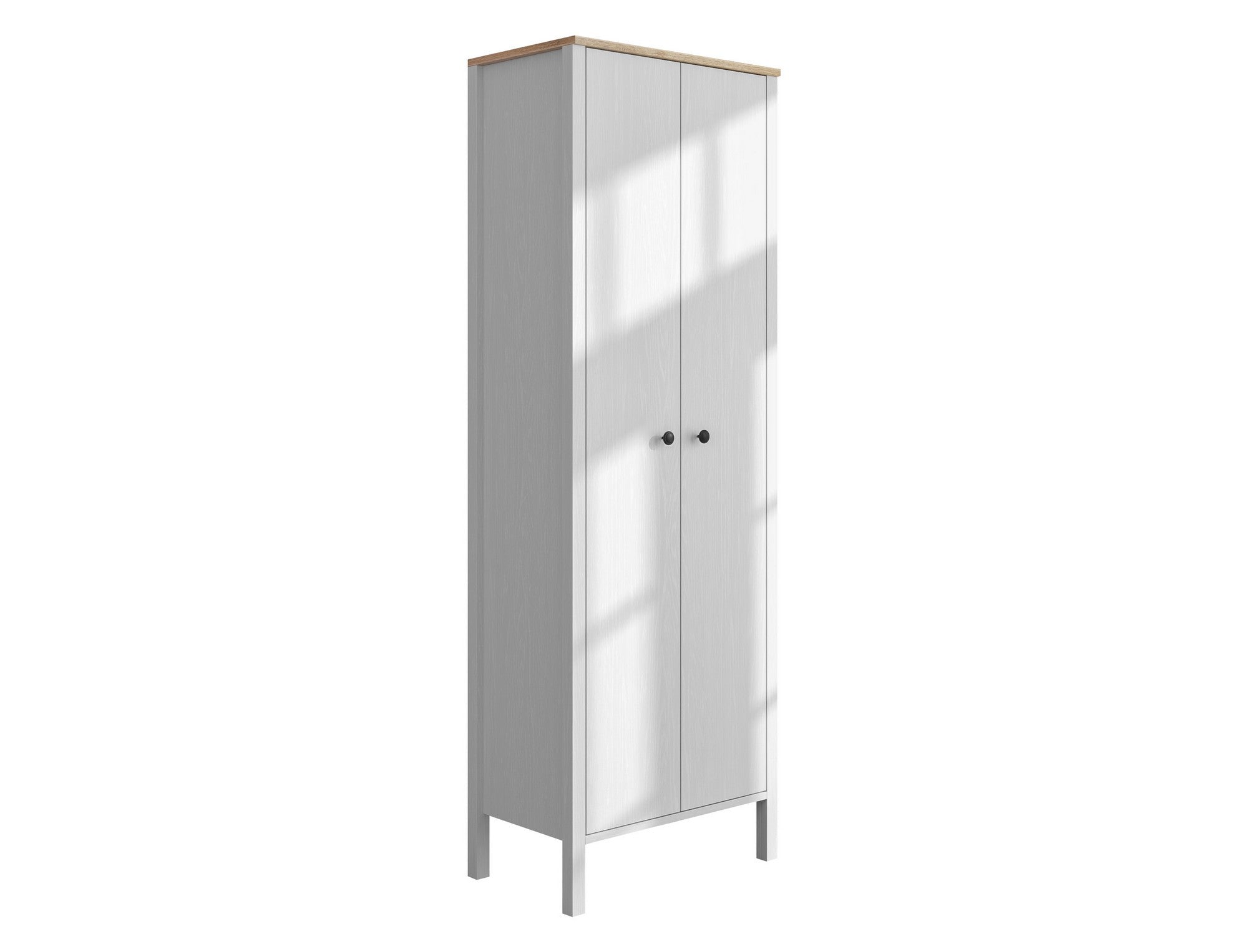 Conjunto para hall de entrada – 63cm x 190cm x 38cm – Branco – Aglomerado de melamina