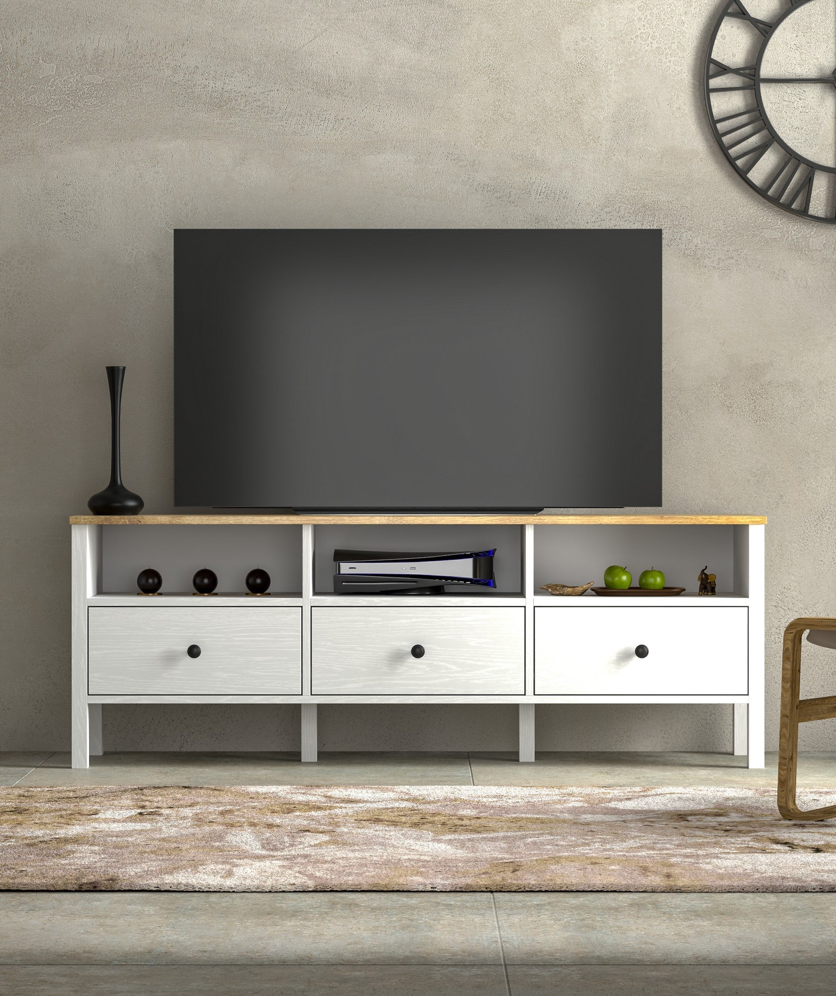 Móvel de TV-FRN-20055-De madeira
Branco