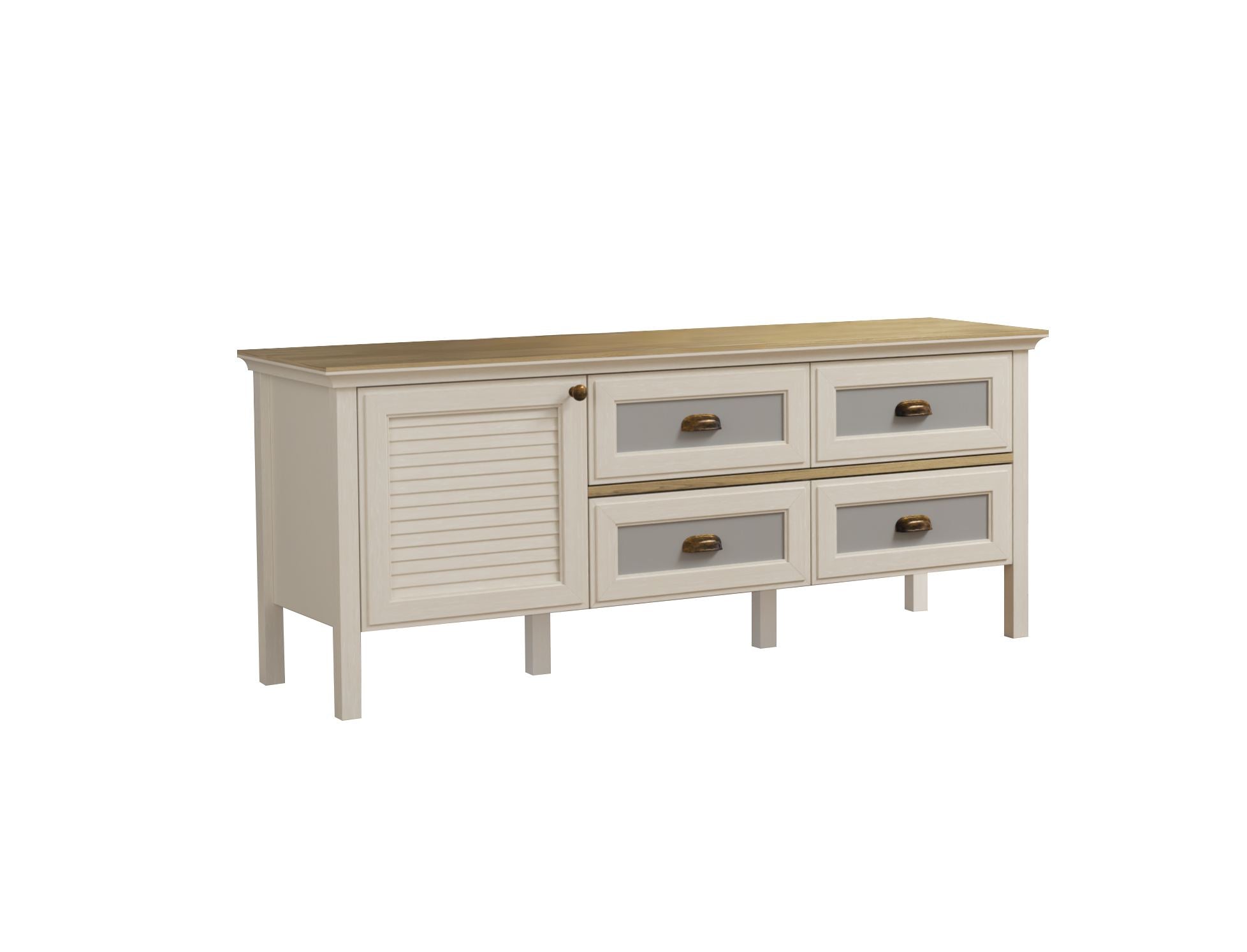 Móvel TV Moderno com Pernas MDF - 149cm Largura, Múltiplas Prateleiras e Fixação à Parede Disponível