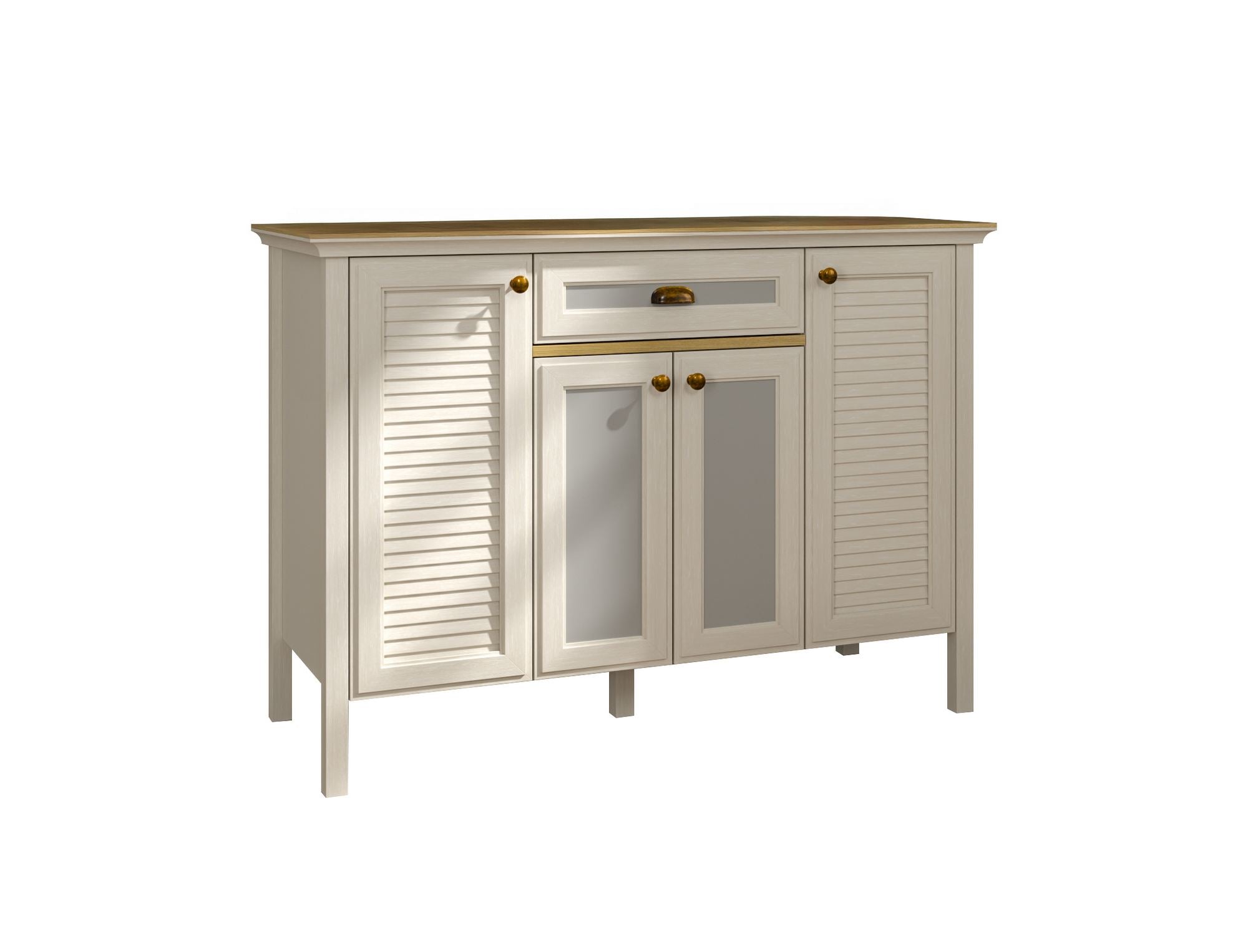 Móvel Bar de Café com Prateleiras Múltiplas - 3 Cores Disponíveis, Fixação na Parede, Pernas em MDF