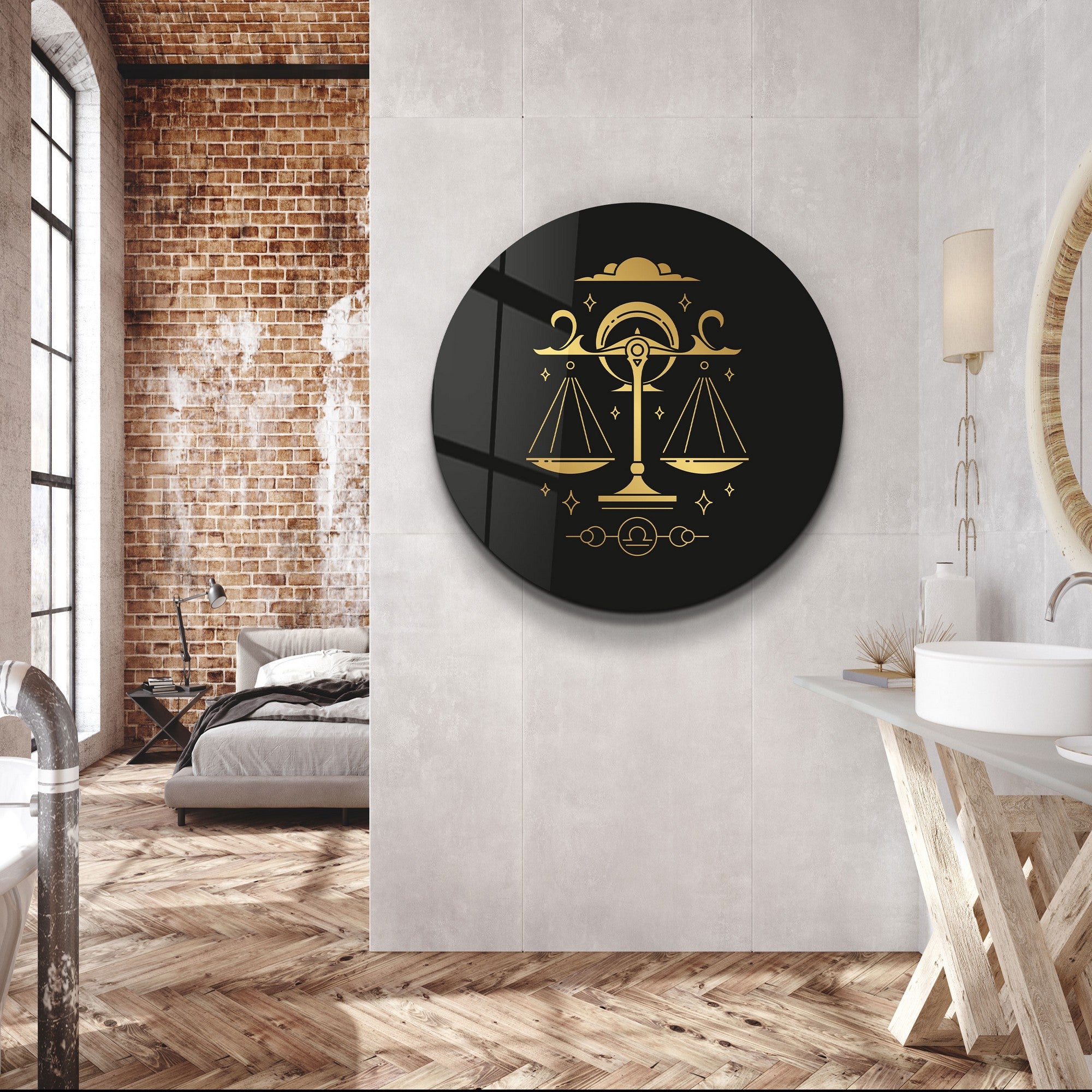 Quadro Decorativo em Vidro Temperado Multicolor 60x60cm - Impressão UV de Alta Qualidade