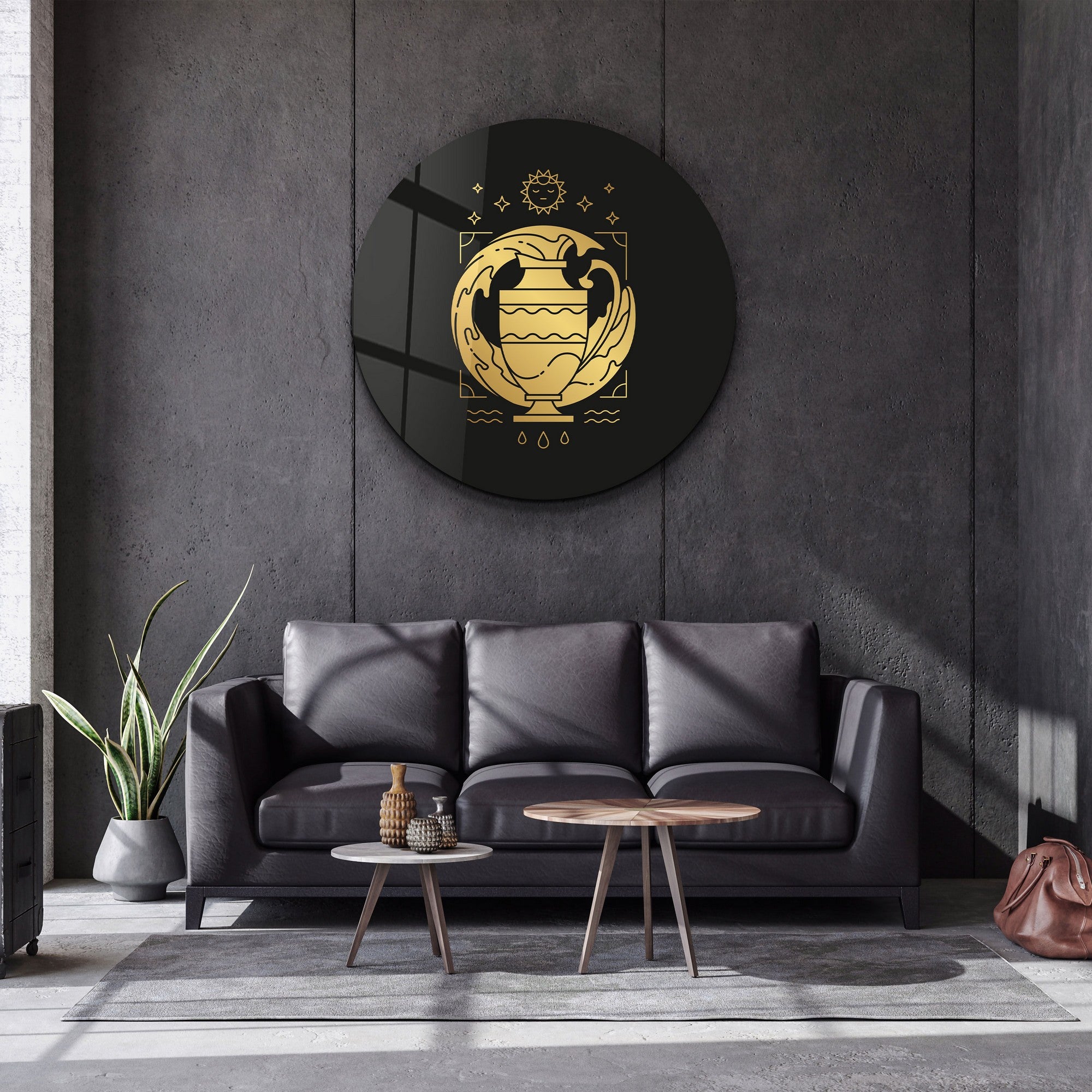 Quadro Decorativo em Vidro Temperado Multicolor 60x60cm - Impressão UV de Alta Qualidade