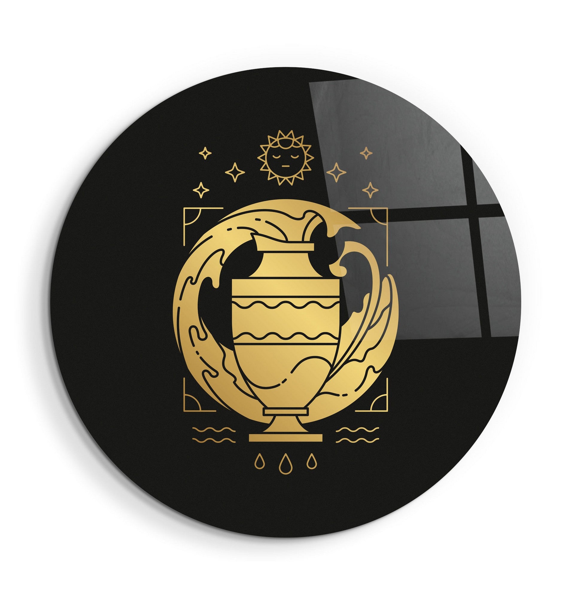 Quadro Decorativo em Vidro Temperado Multicolor 80x80cm - Impressão UV de Alta Qualidade