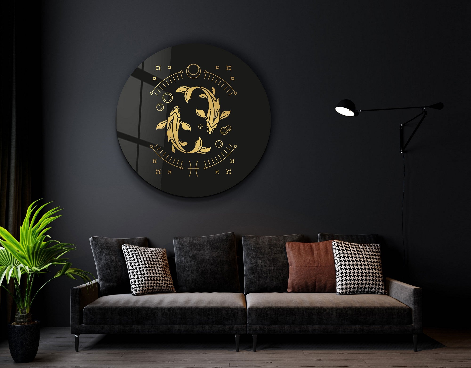 Quadro Decorativo em Vidro Temperado Multicolor 60x60cm - Impressão UV de Alta Qualidade