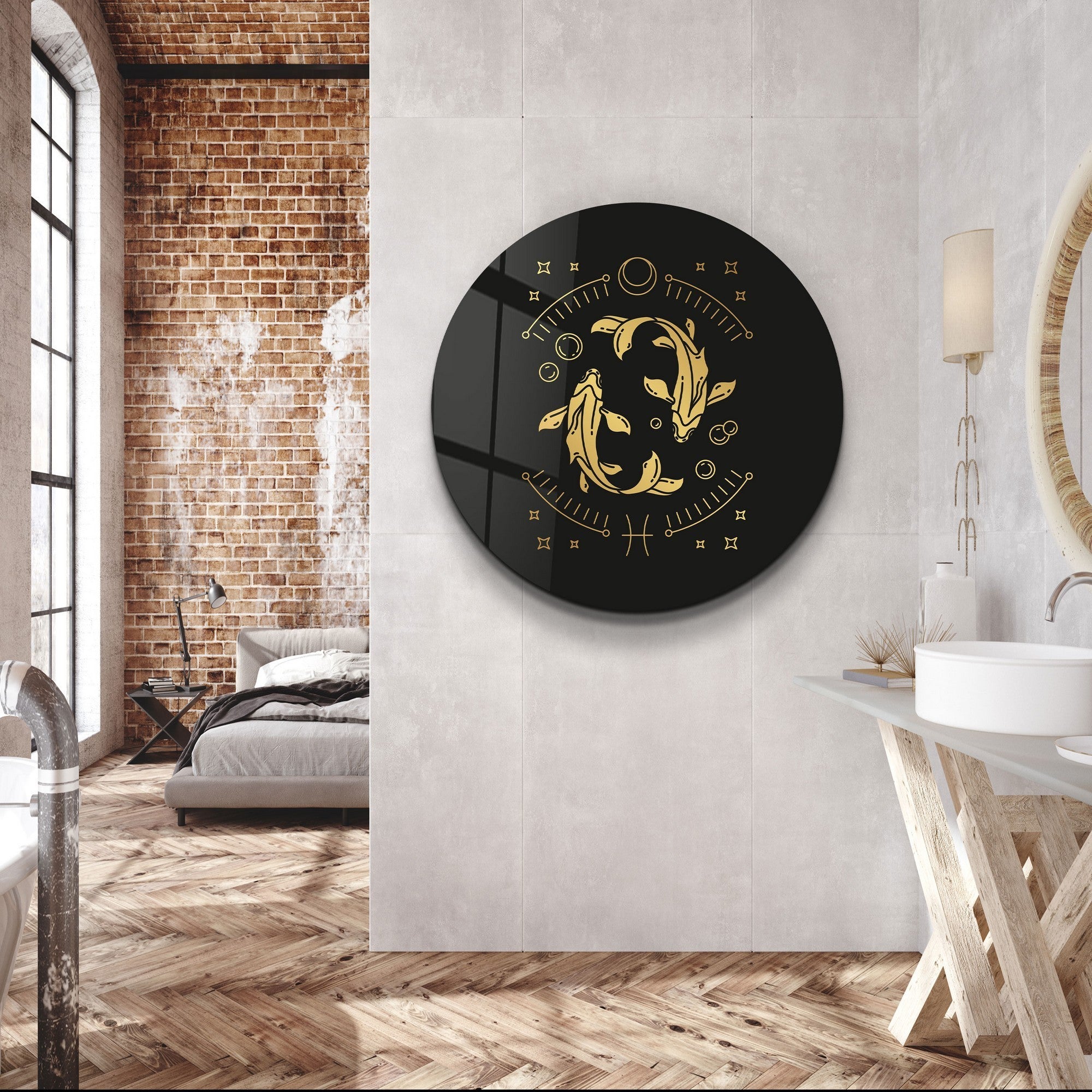 Quadro Decorativo em Vidro Temperado Multicolor 80x80cm - Impressão UV de Alta Qualidade