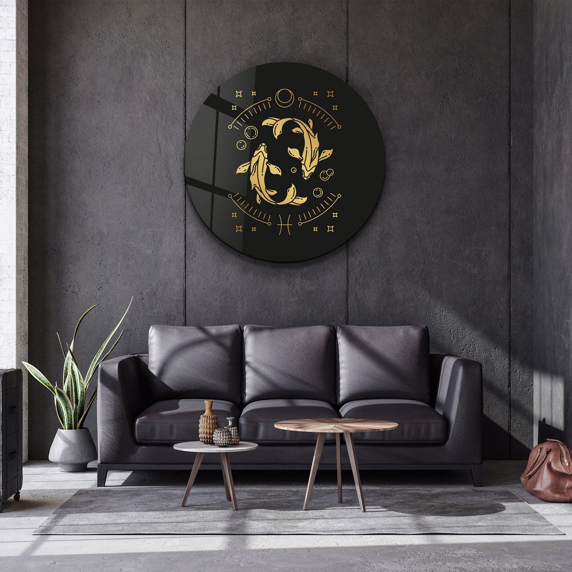 Quadro Decorativo em Vidro Temperado Multicolor 80x80cm - Impressão UV de Alta Qualidade