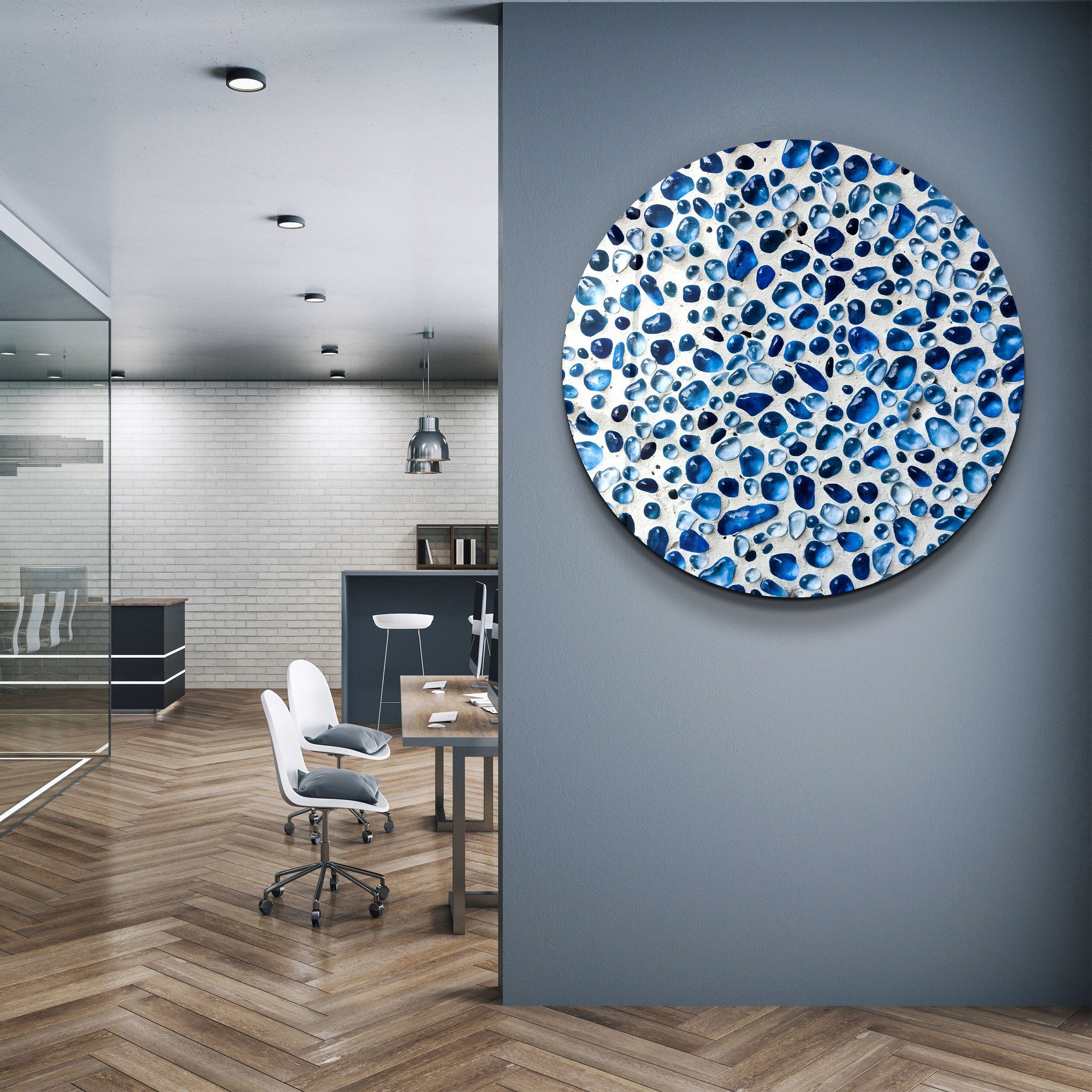 Quadro Decorativo em Vidro Temperado Multicolor 60x60cm - Impressão UV de Alta Qualidade