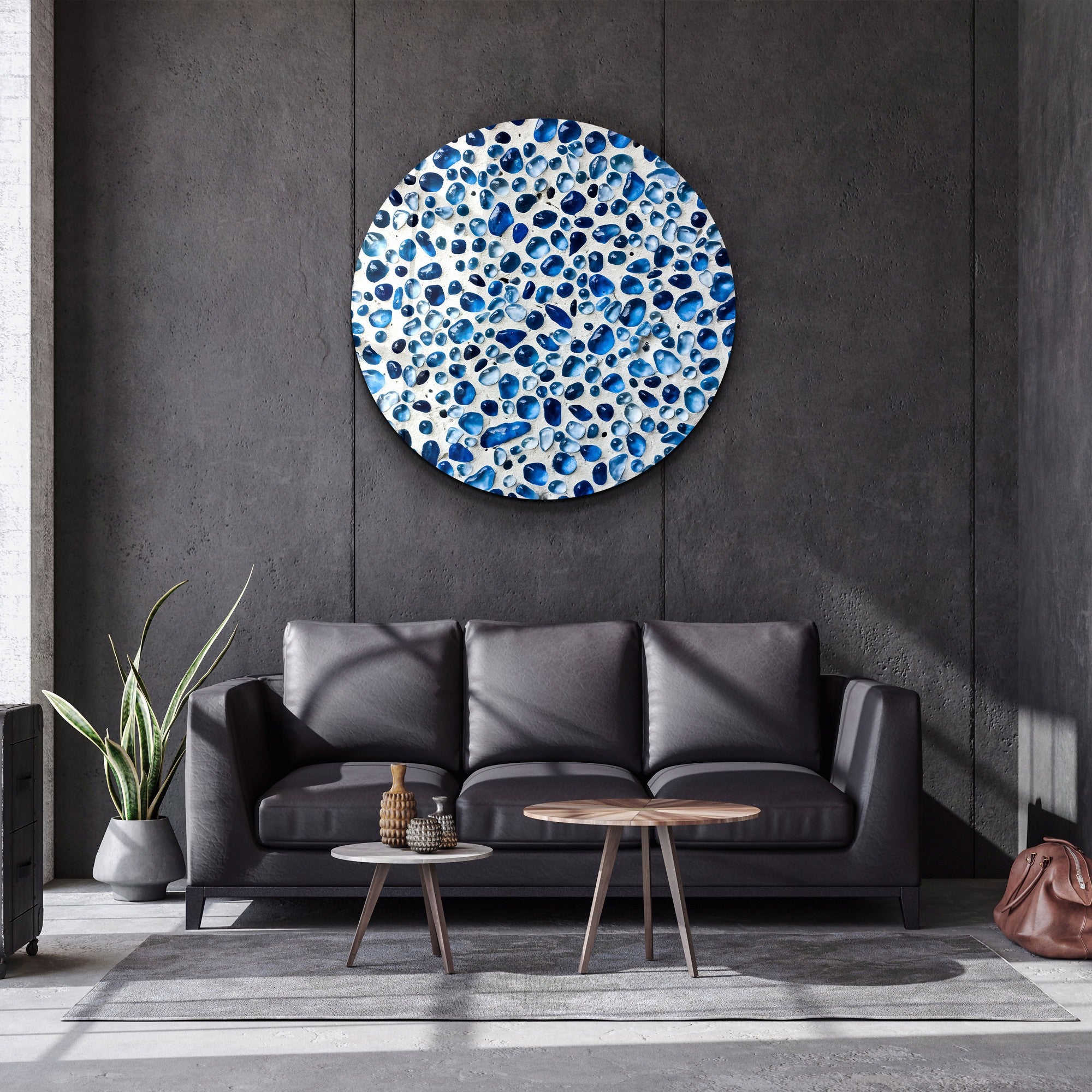 Quadro Decorativo em Vidro Temperado Multicolor 60x60cm - Impressão UV de Alta Qualidade