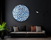 Quadro Decorativo em Vidro Temperado Multicolor 80x80cm - Impressão UV de Alta Qualidade