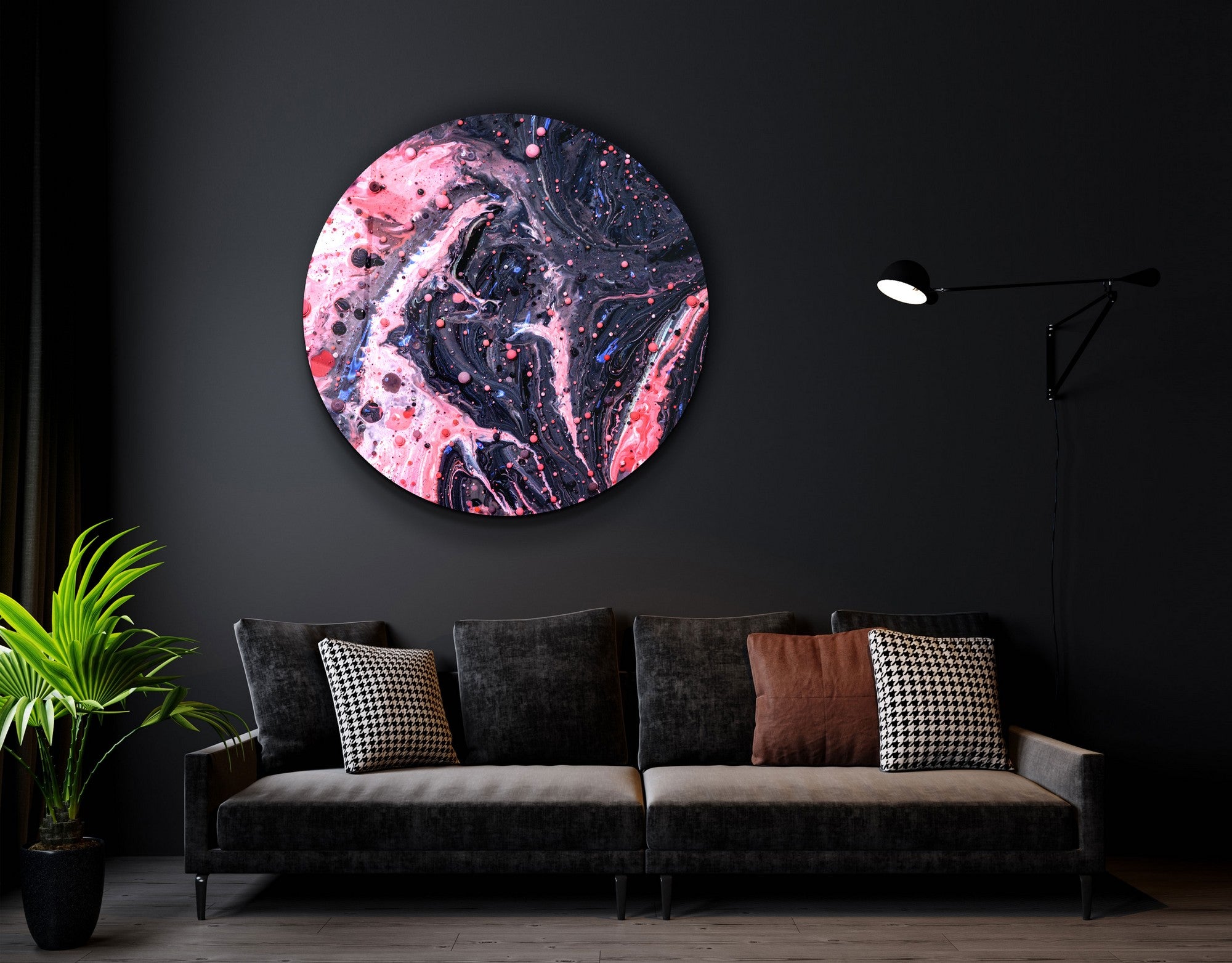 Quadro Decorativo em Vidro Temperado Multicolor 60x60cm - Impressão UV de Alta Qualidade