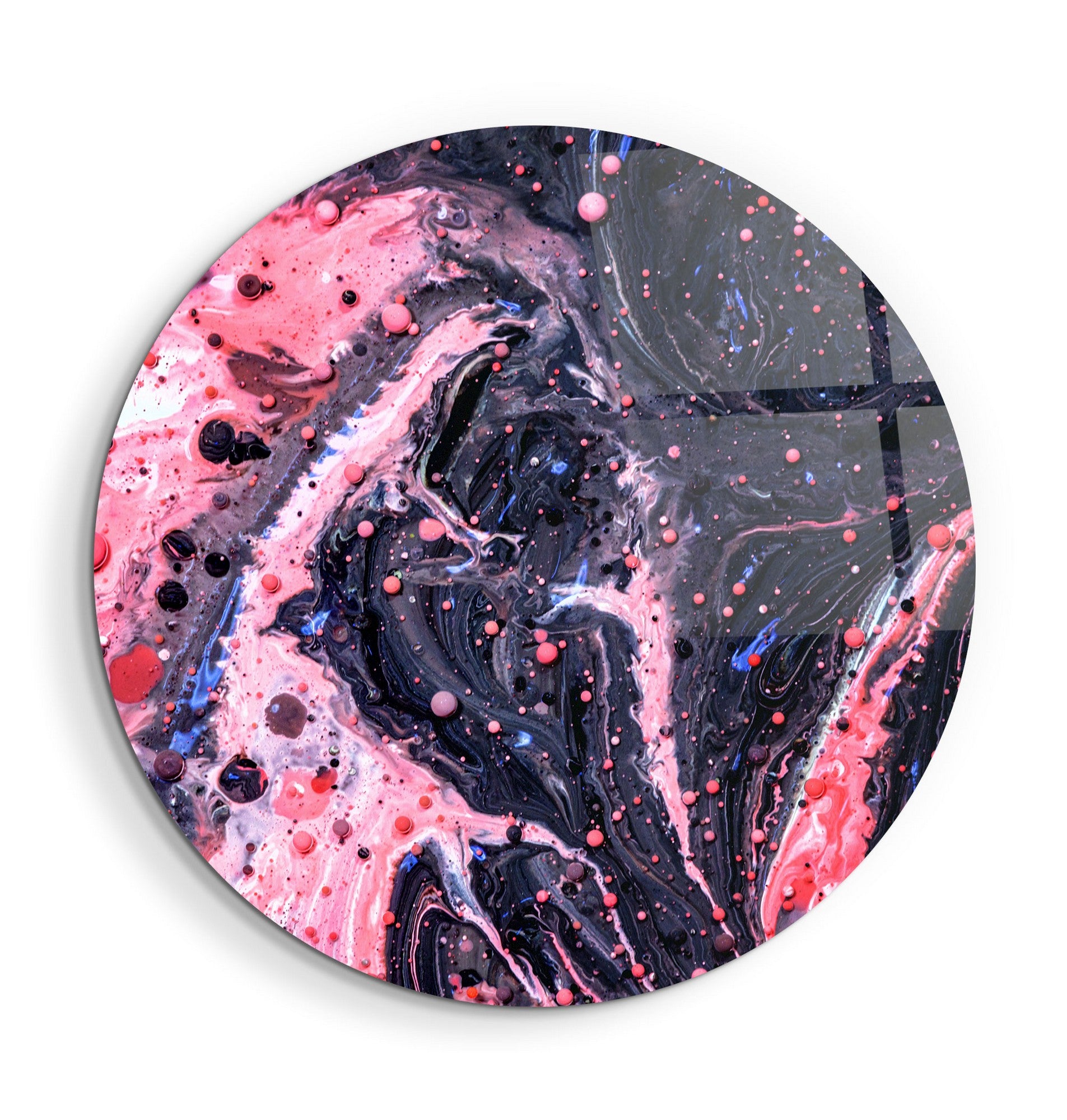 Quadro Decorativo em Vidro Temperado Multicolor 80x80cm - Impressão UV de Alta Qualidade