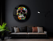 Quadro Decorativo em Vidro Temperado Multicolor 80x80cm - Impressão UV de Alta Qualidade