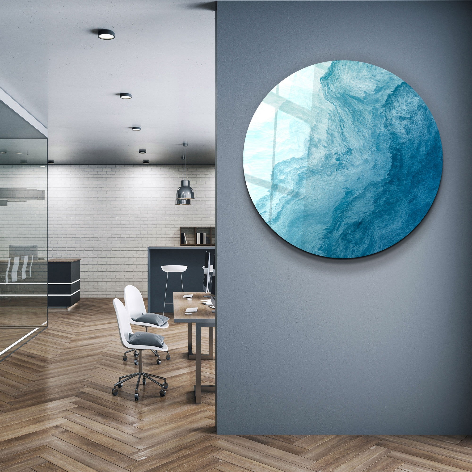 Quadro Decorativo em Vidro Temperado Multicolor 60x60cm - Impressão UV de Alta Qualidade