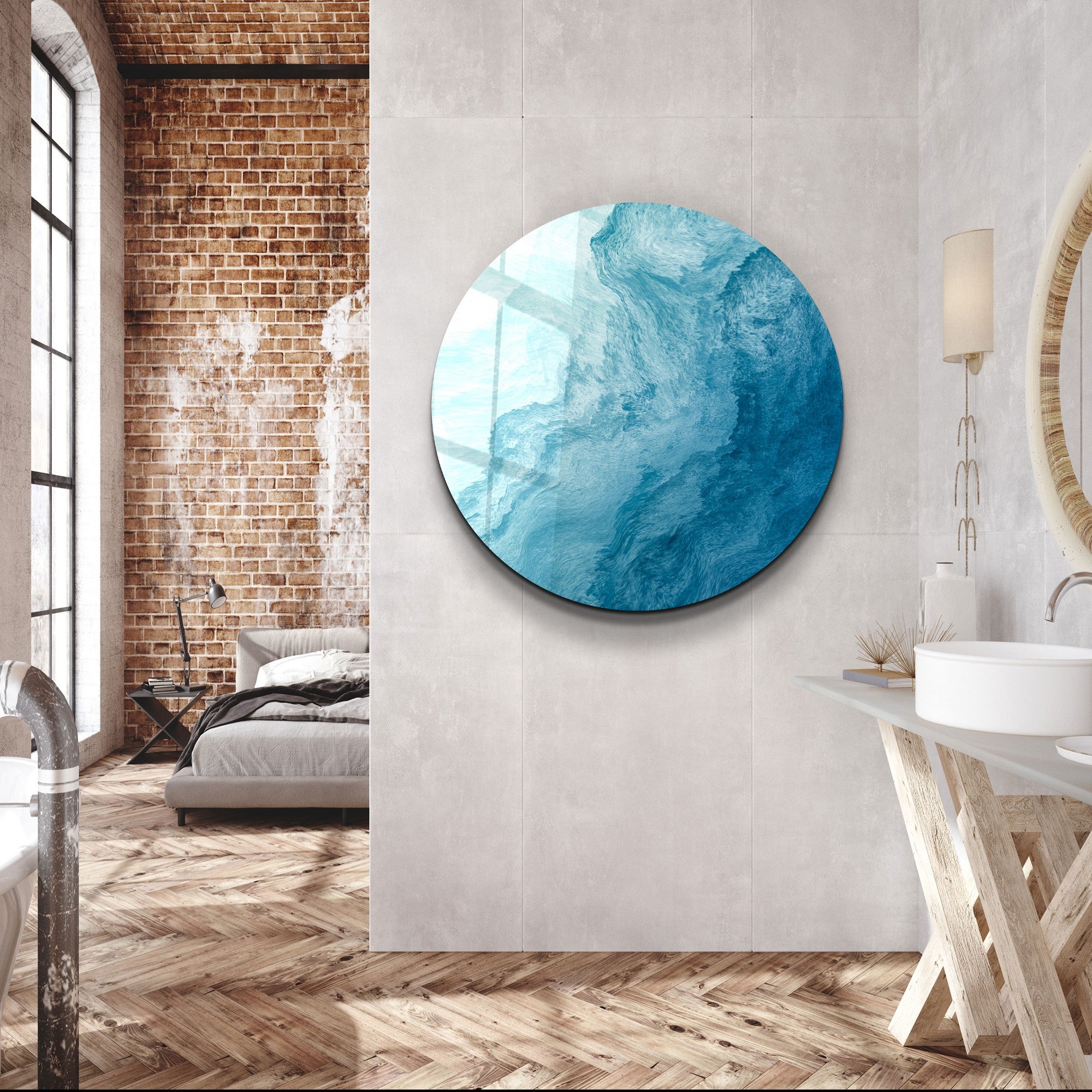 Quadro Decorativo em Vidro Temperado Multicolor 60x60cm - Impressão UV de Alta Qualidade