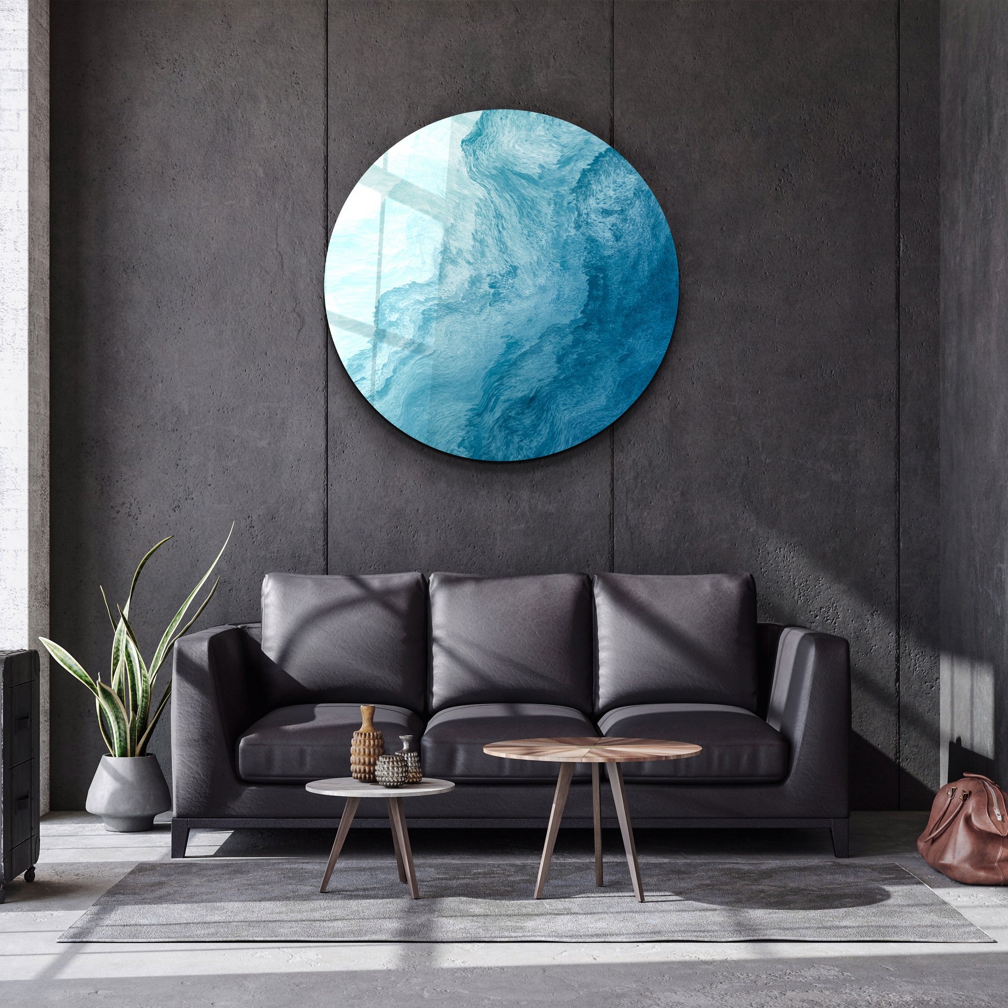 Quadro Decorativo em Vidro Temperado Multicolor 80x80cm - Impressão UV de Alta Qualidade