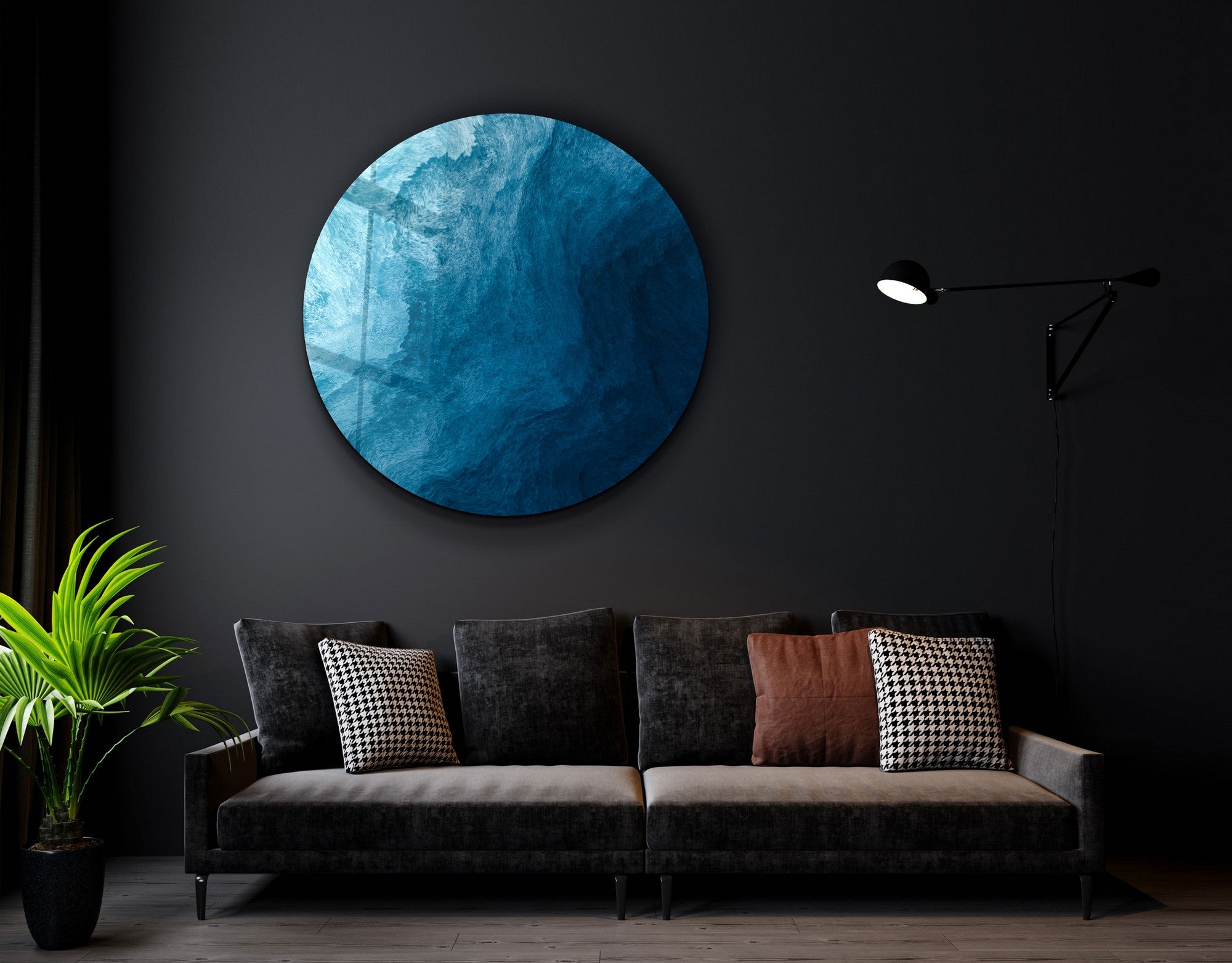 Quadro Decorativo em Vidro Temperado Multicolor 60x60cm - Impressão UV de Alta Qualidade