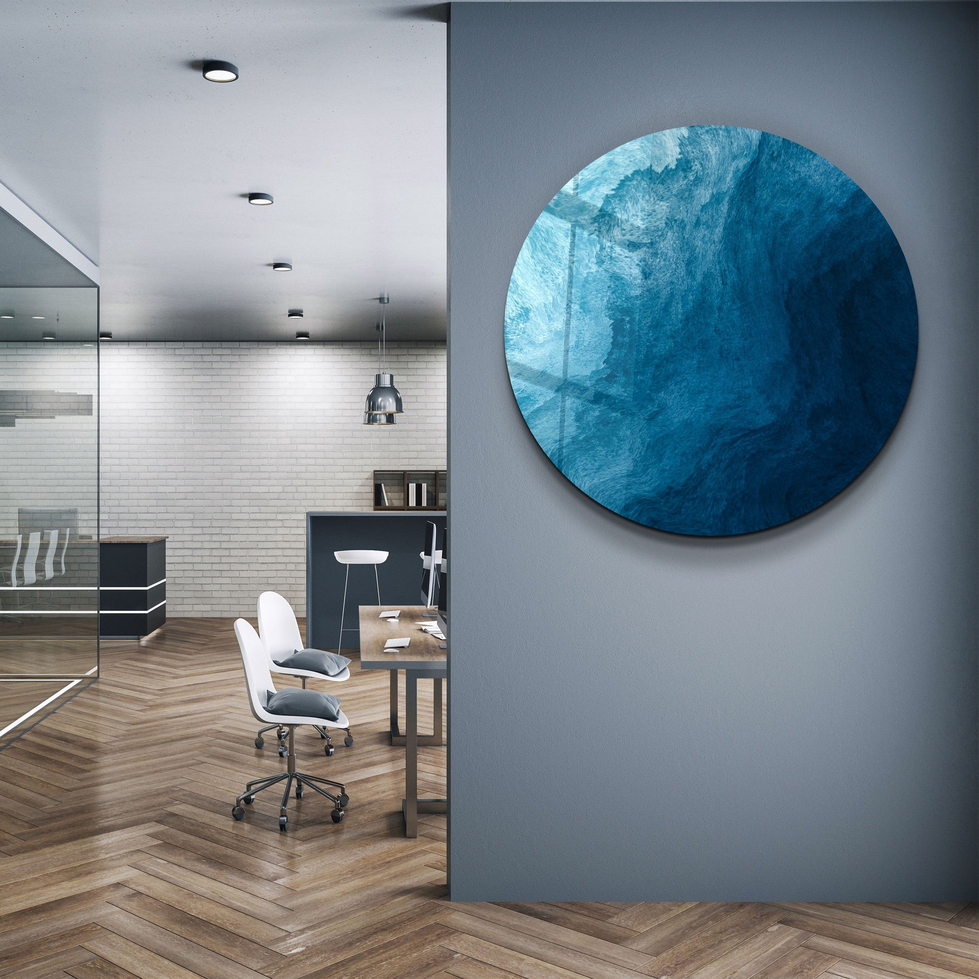 Quadro Decorativo em Vidro Temperado Multicolor 80x80cm - Impressão UV de Alta Qualidade