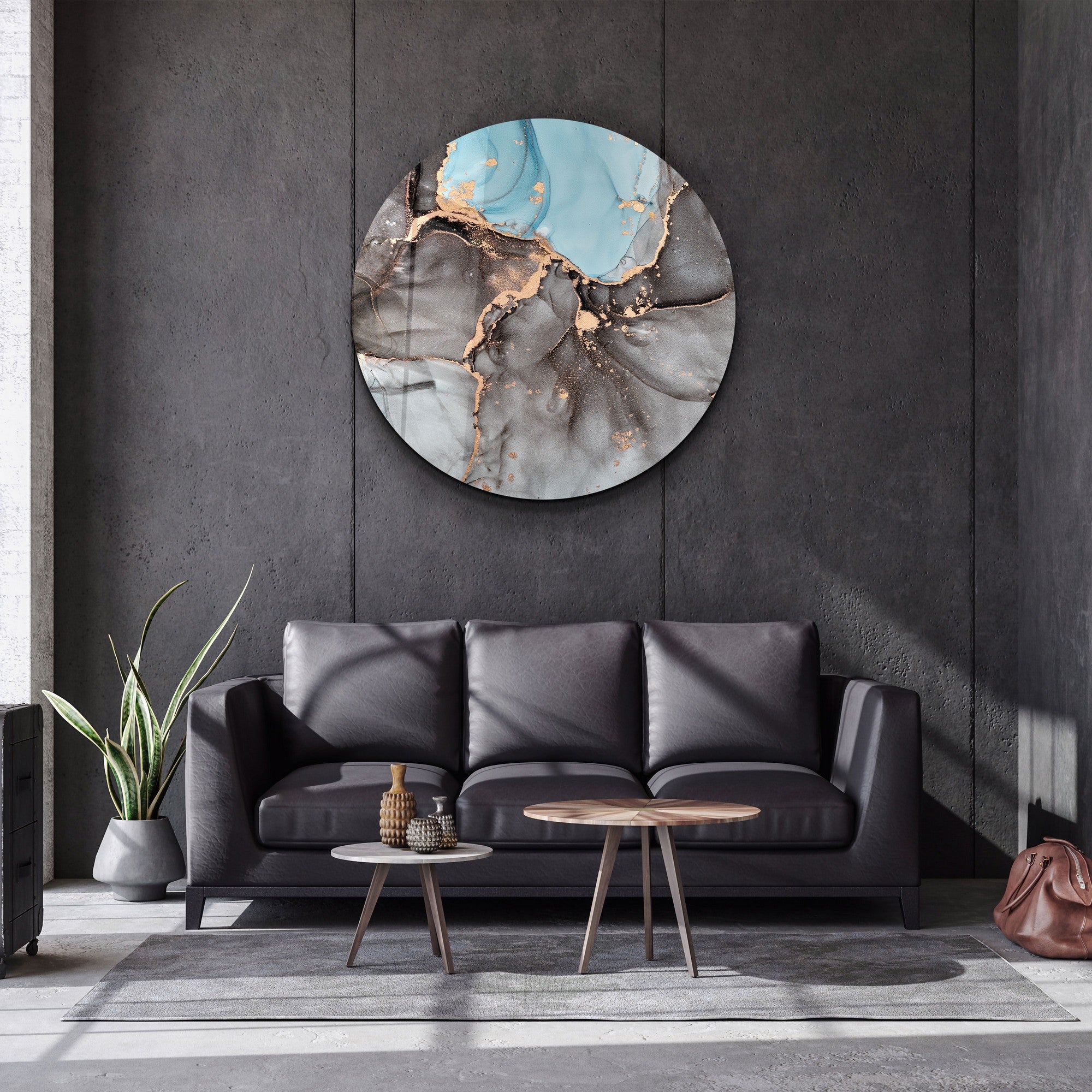 Quadro Decorativo em Vidro Temperado Multicolor 80x80cm - Impressão UV de Alta Qualidade