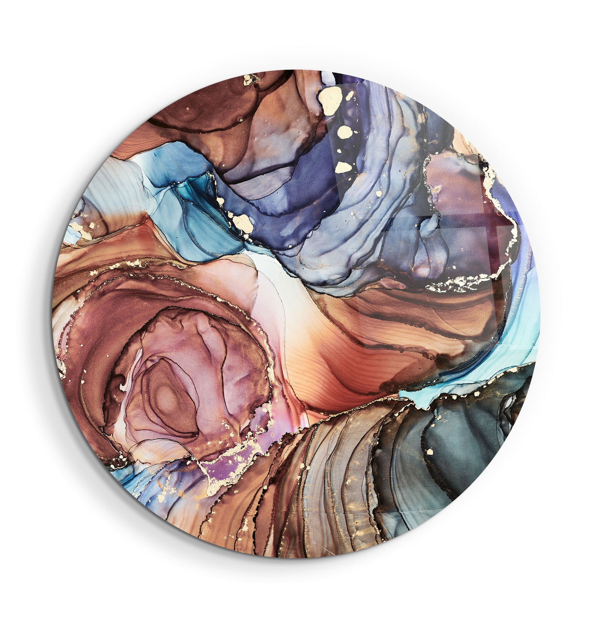 Quadro Decorativo em Vidro Temperado Multicolor 80x80cm - Impressão UV de Alta Qualidade