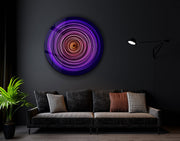 Quadro Decorativo em Vidro Temperado Multicolor 80x80cm - Impressão UV de Alta Qualidade