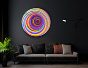 Quadro Decorativo em Vidro Temperado Multicolor 60x60cm - Impressão UV de Alta Qualidade