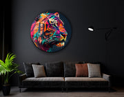 Quadro Decorativo em Vidro Temperado Multicolor 60x60cm - Impressão UV de Alta Qualidade