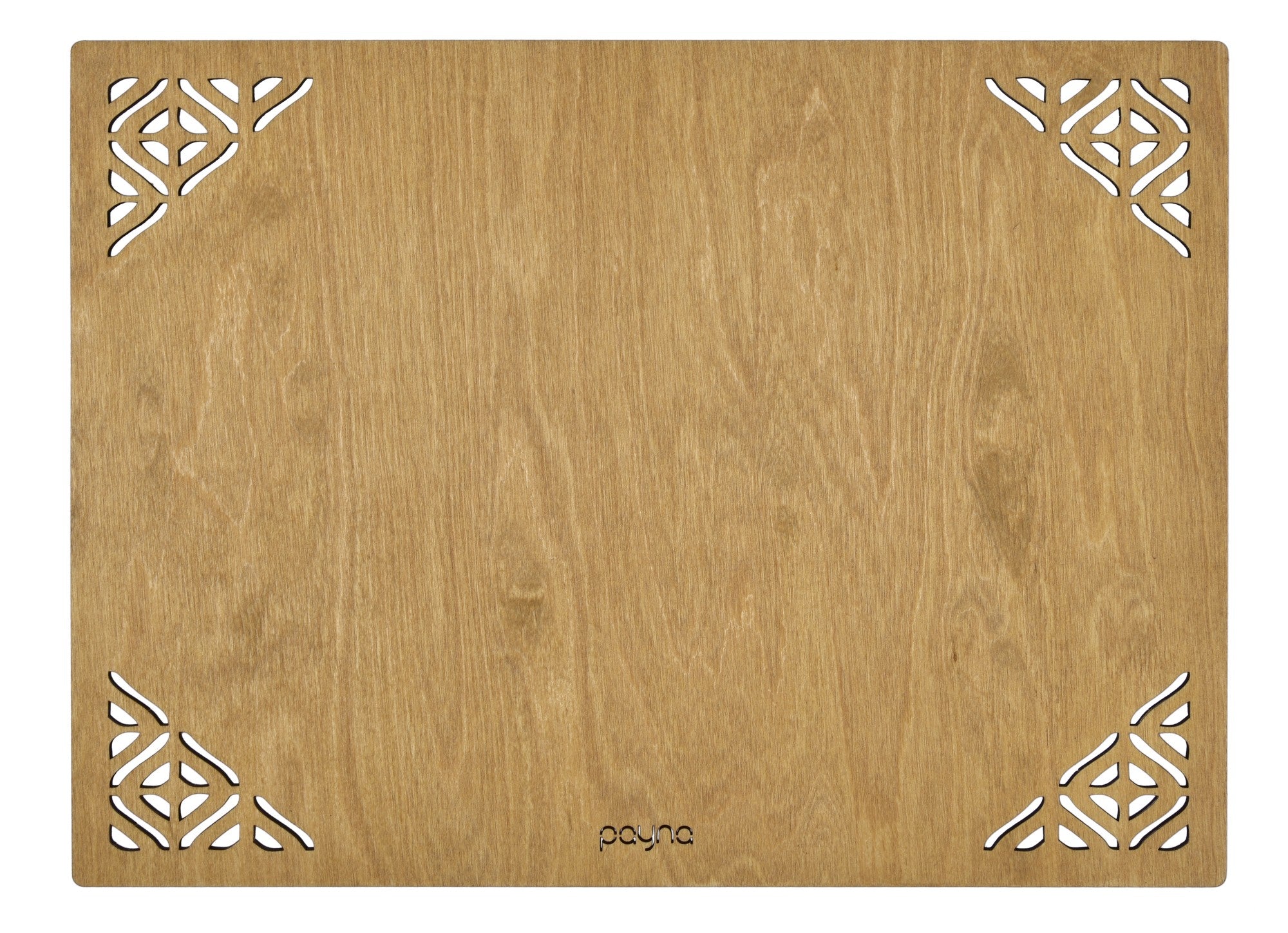 Conjunto de Bases de Pratos de madeira (4 peças)-Corpat-Mel
