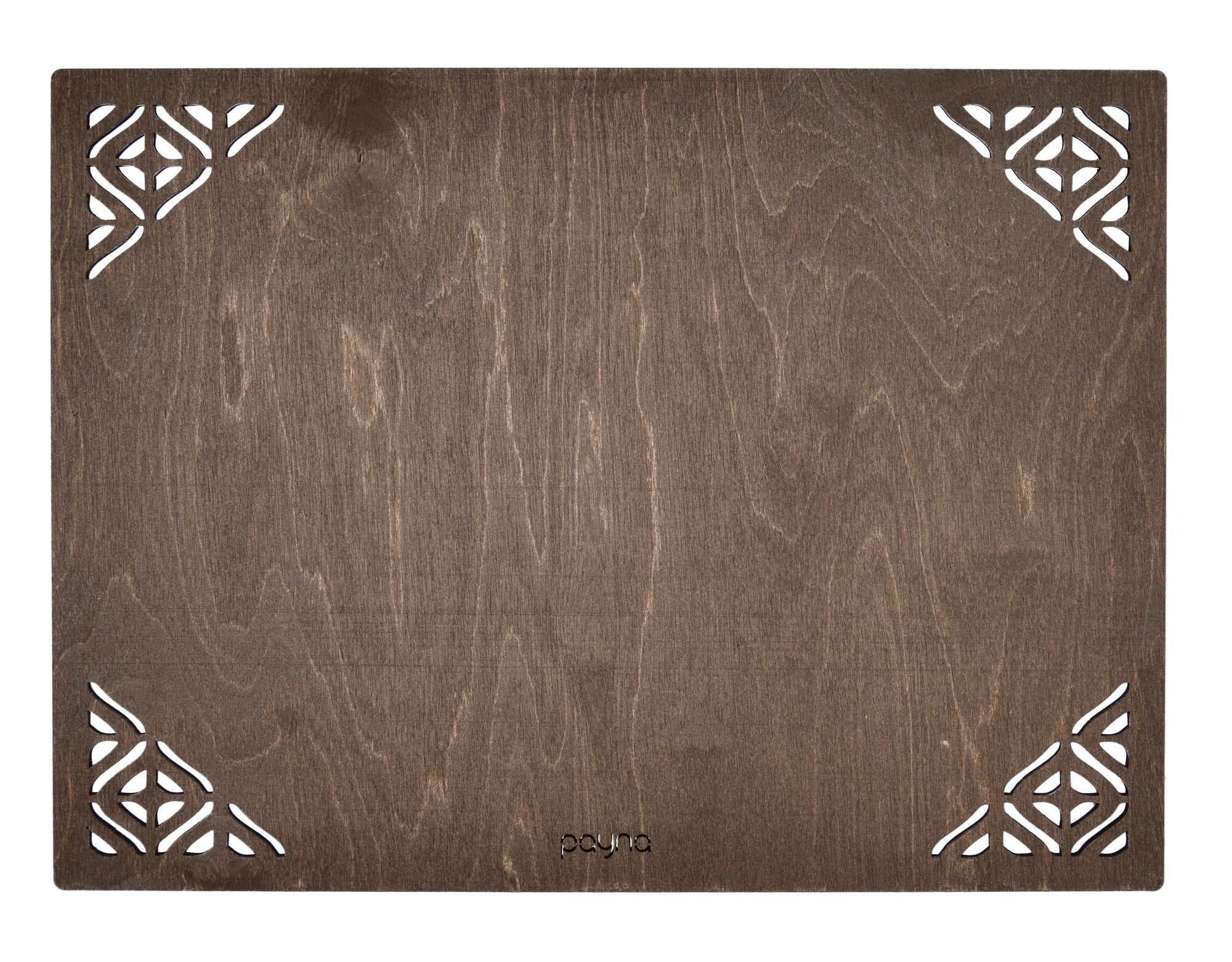 Conjunto de Bases de Pratos de madeira (4 peças)-Corpat-Wengué