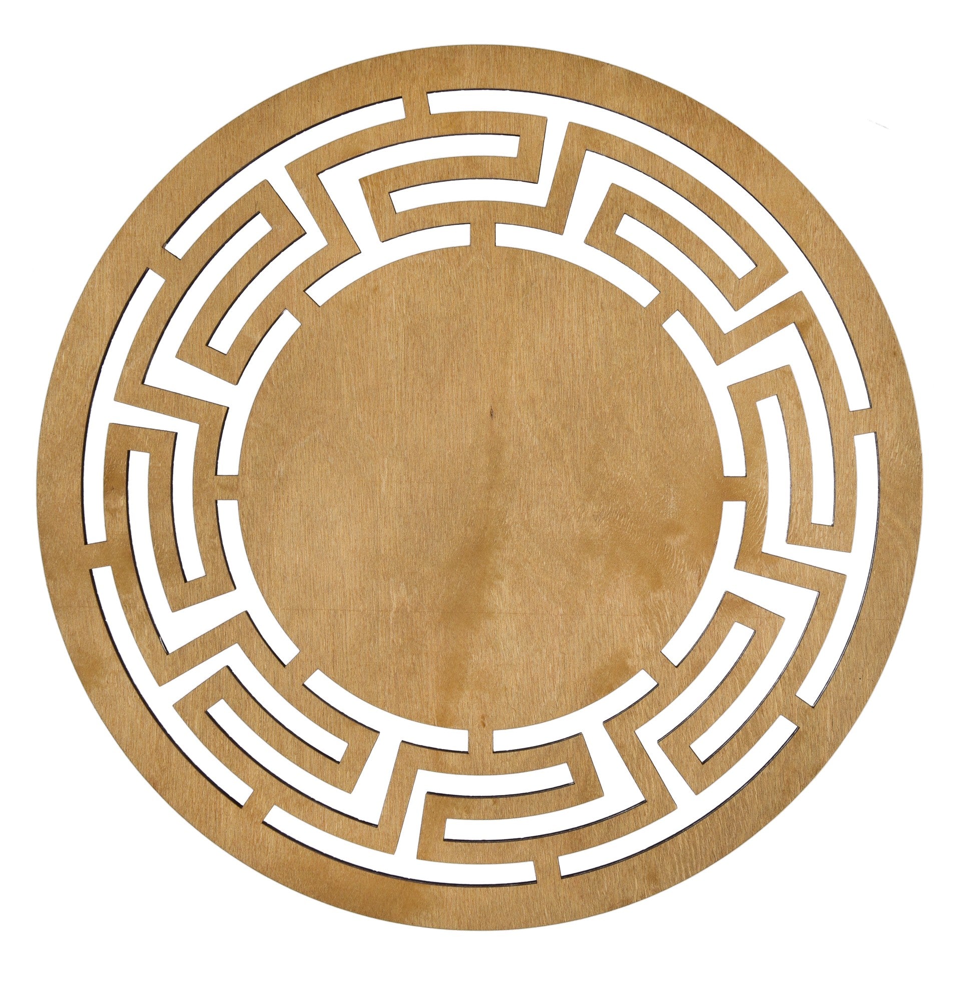Conjunto de Bases de Pratos de madeira (4 peças)-Labyrinth-Mel