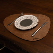 Conjunto de Bases de Pratos de madeira (4 peças)-Pear-Wengué