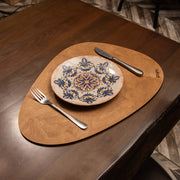 Conjunto de Bases de Pratos de madeira (4 peças)-Pear-Noz
