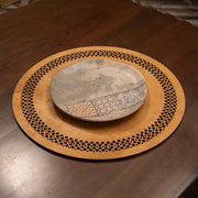 Conjunto de Bases de Pratos de madeira (4 peças)-Seljuk-Mel