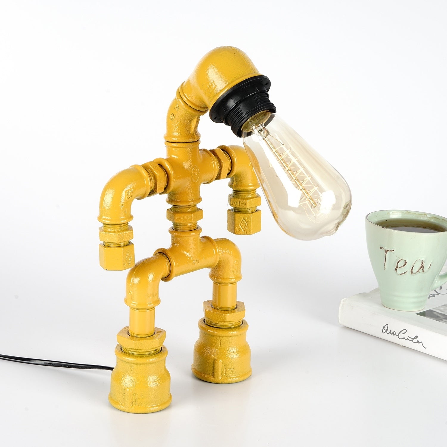 Candeeiro de mesa-Pp082-Amarelo