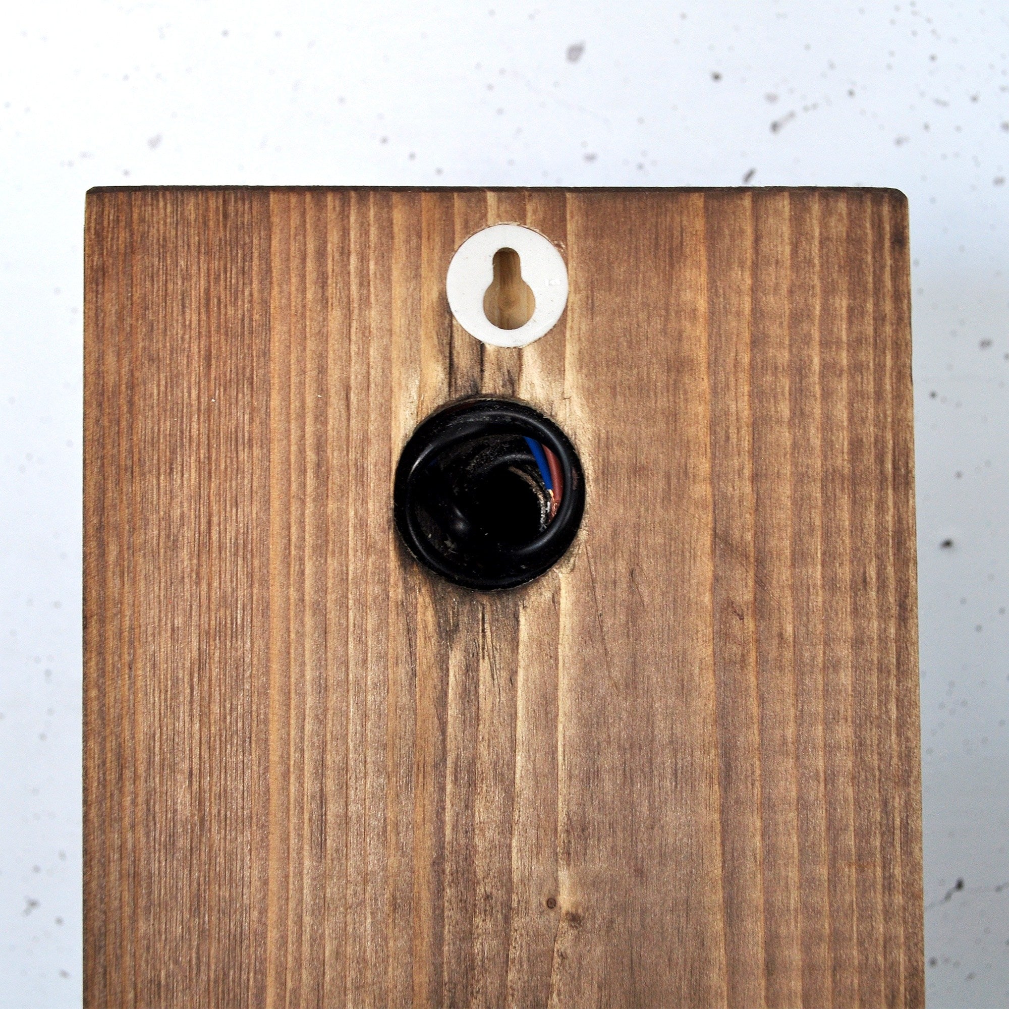 Candeeiro de Parede – 40 x 14 x 16 cm – Madeira e Ouro Rosa – Madeira