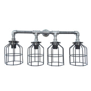 Candeeiro de Teto – 67 x 30 x 17 cm – Preto – Ferro