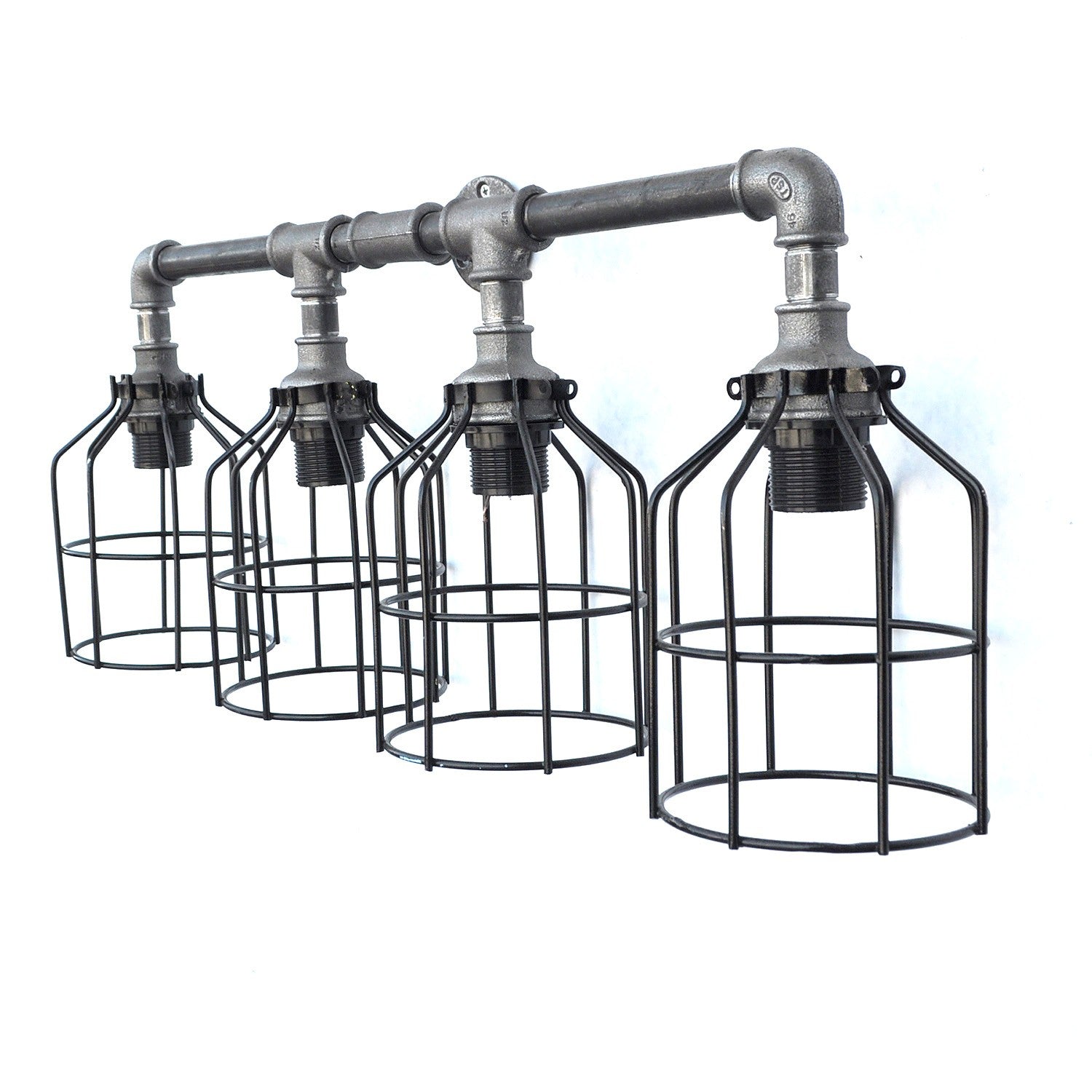 Candeeiro de Teto – 67 x 30 x 17 cm – Preto – Ferro