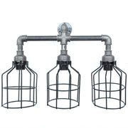 Candeeiro de Parede – 53 x 17 x 40 cm – Preto – Ferro