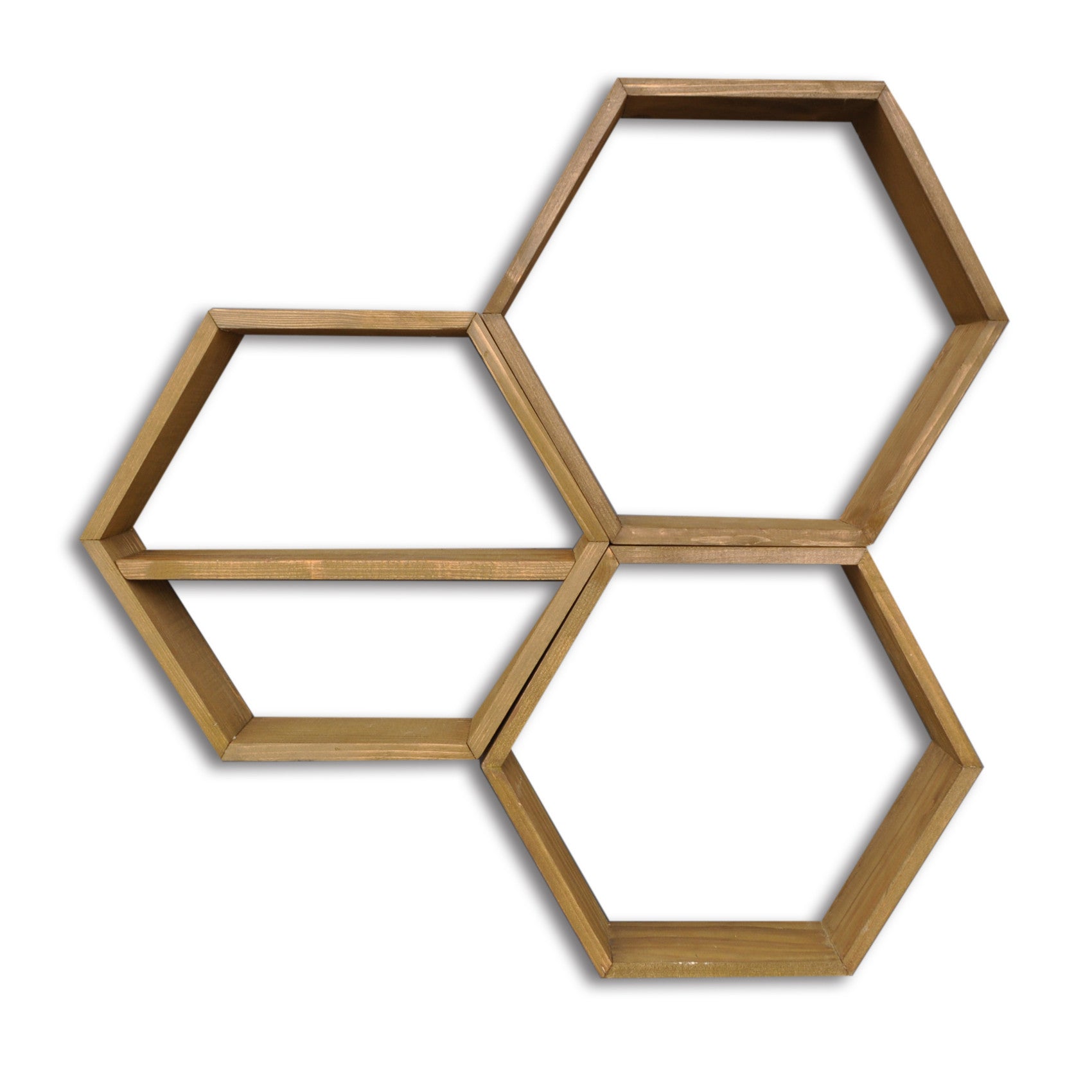 Prateleira de parede-HEX004-Noz