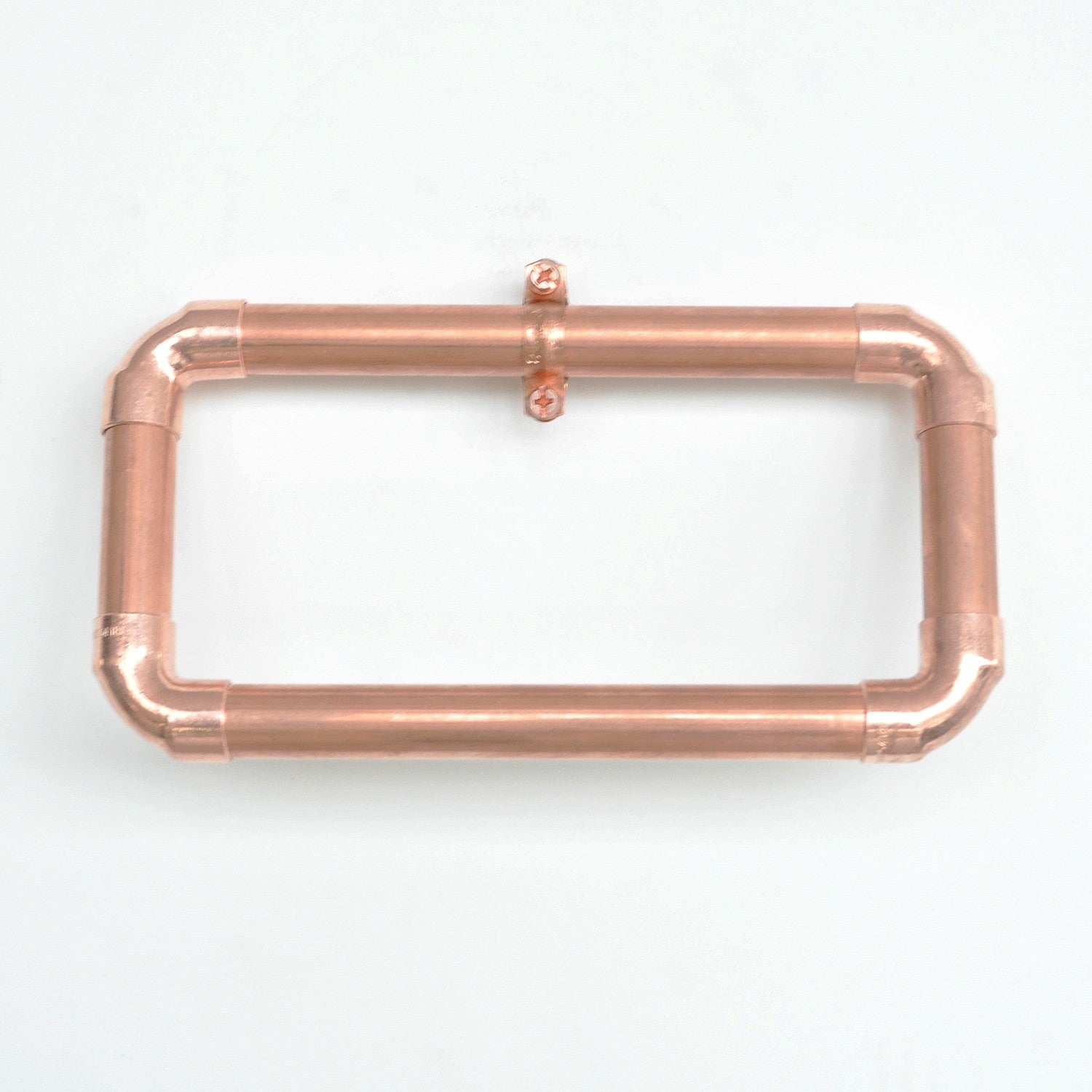 Gancho para Tubos de Cobre – 22 cm x 12 cm x 5 cm – Ouro Rosa – Cobre