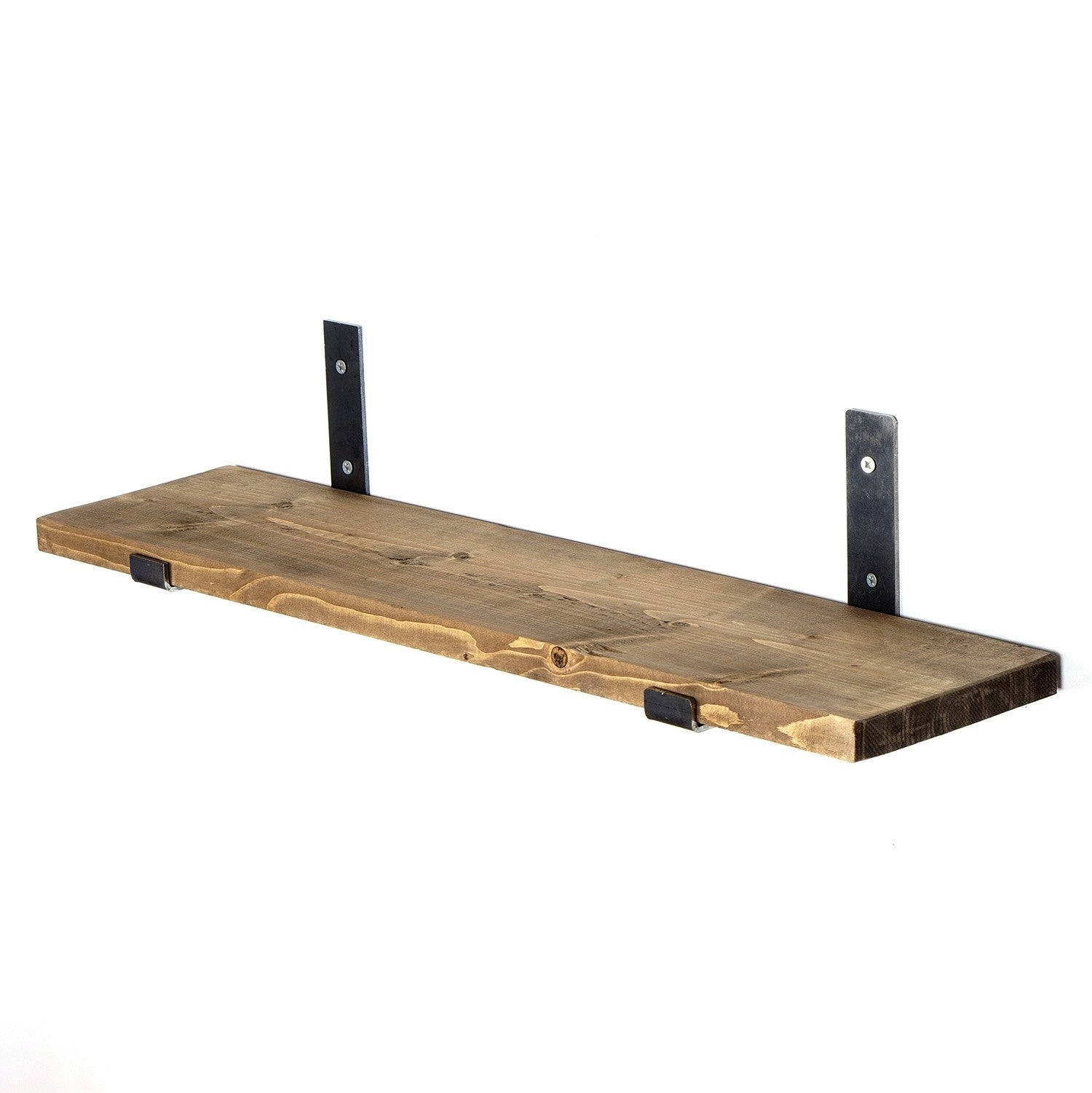 Prateleira de parede de madeira decorativa-LAM010-Nogueira
Preta
