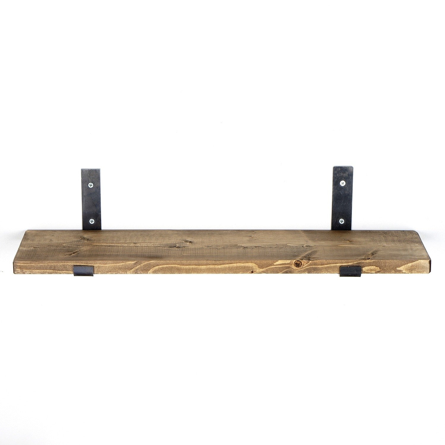 Prateleira de parede de madeira decorativa-LAM010-Nogueira
Preta