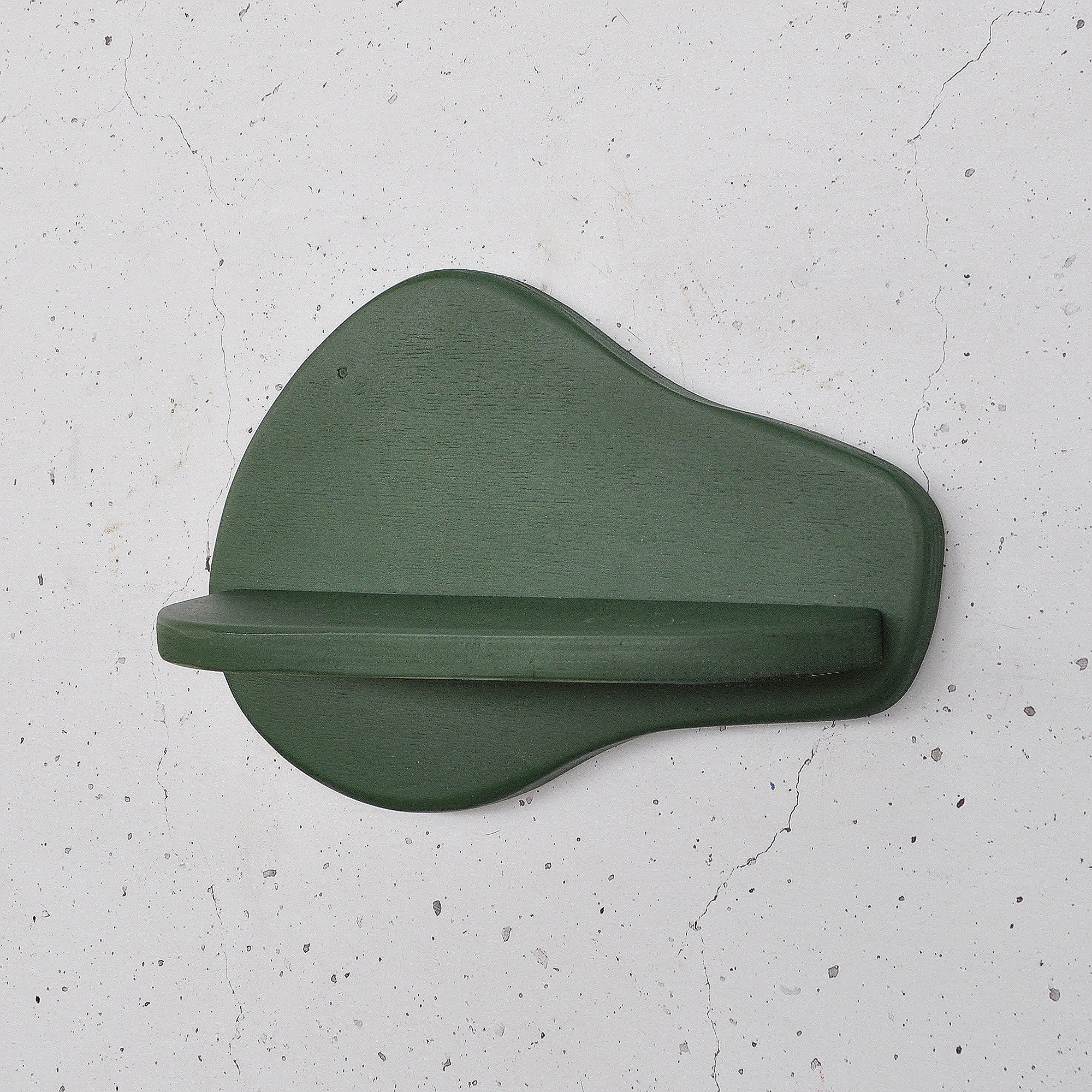 Prateleira de parede de madeira decorativa-Meh220-Verde