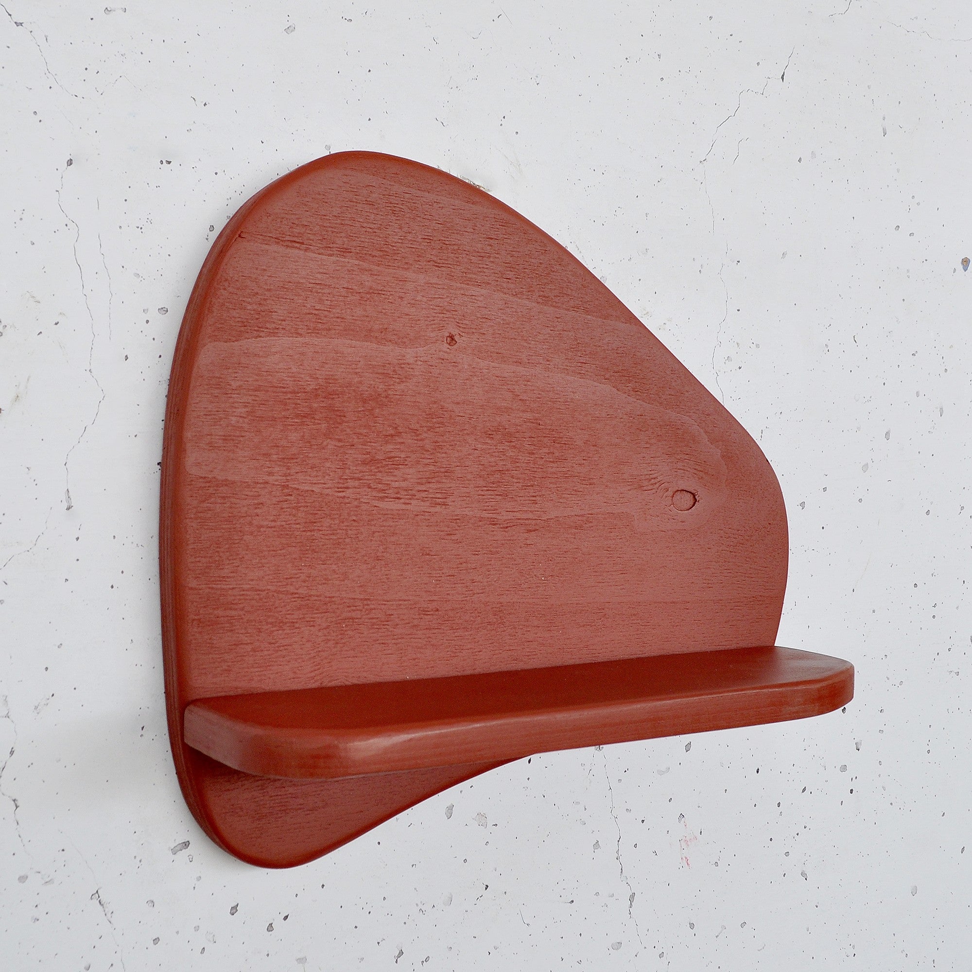 Prateleira de parede de madeira decorativa-Meh221-Vermelho