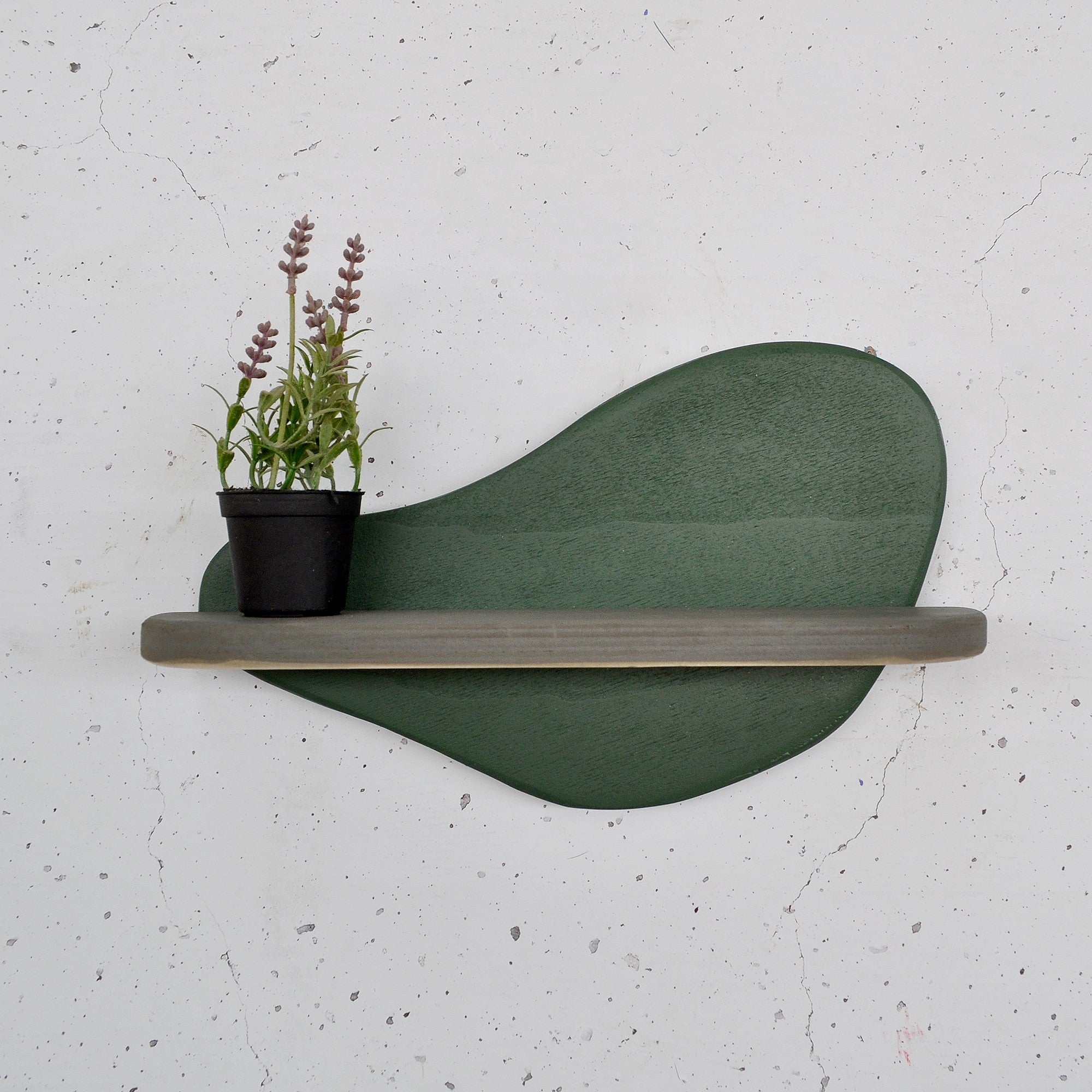 Prateleira de parede de madeira decorativa-Meh226-Verde Escuro
Cinza