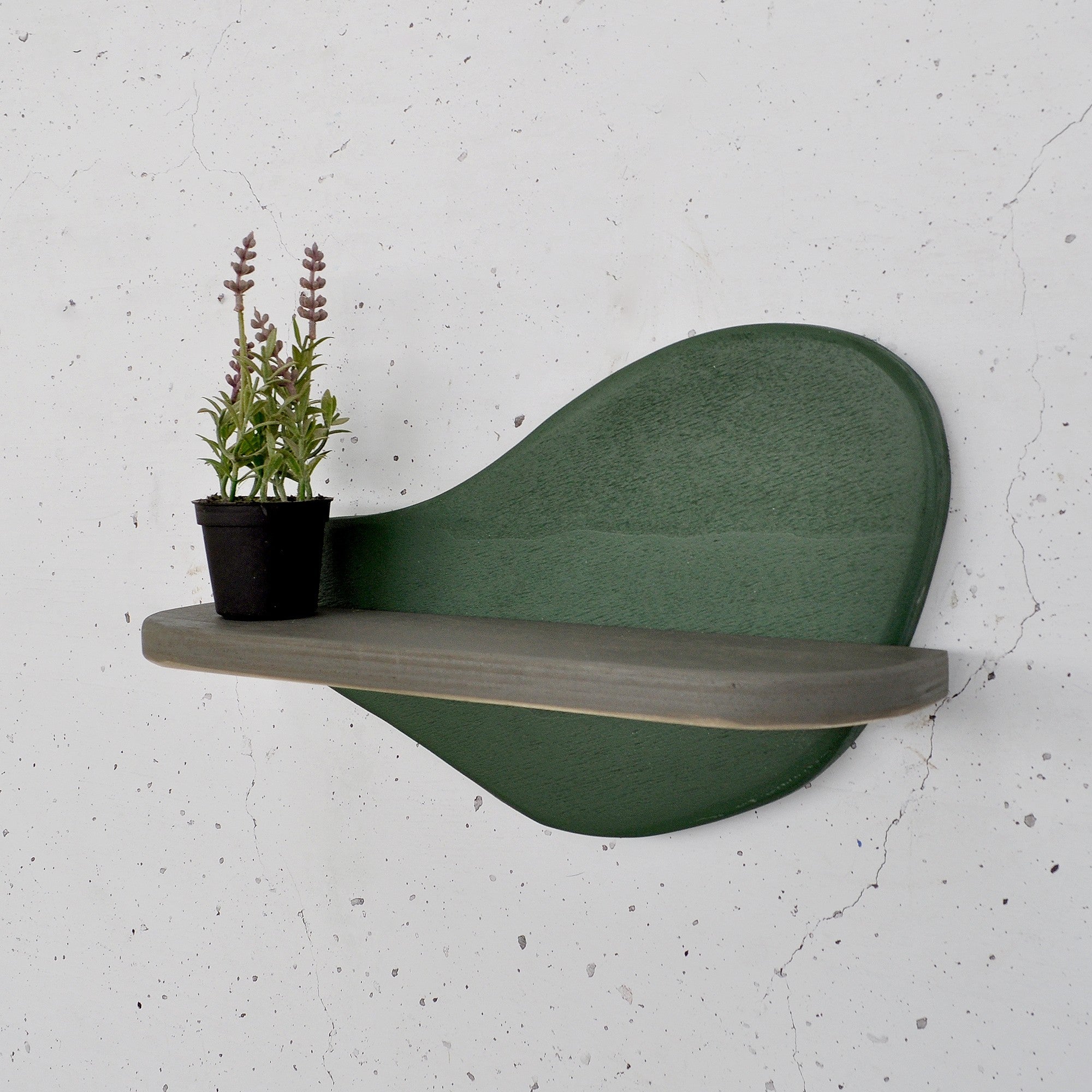 Prateleira de parede de madeira decorativa-Meh226-Verde Escuro
Cinza