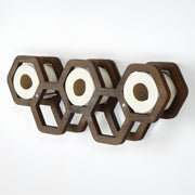 Suporte para papel higiênico-WC020-Noz