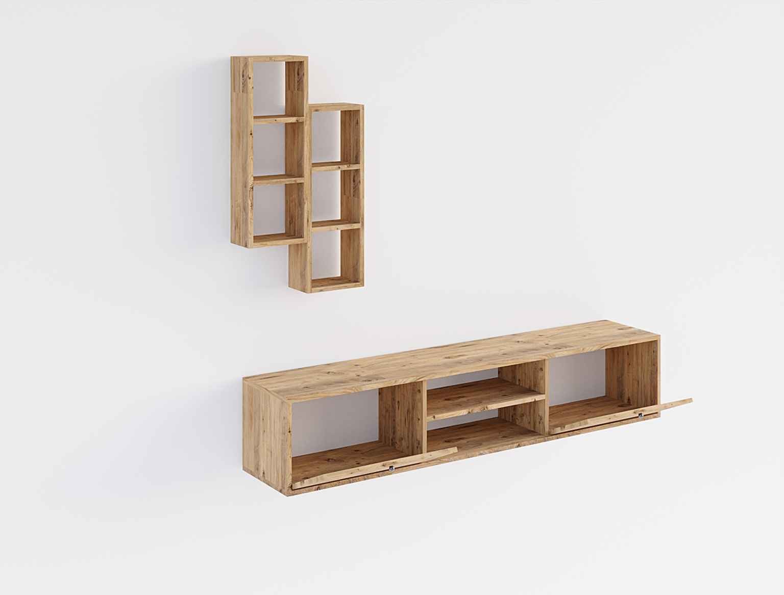 Móvel de TV – 180 cm x 35 cm x 35 cm – Carvalho Safira – MDF