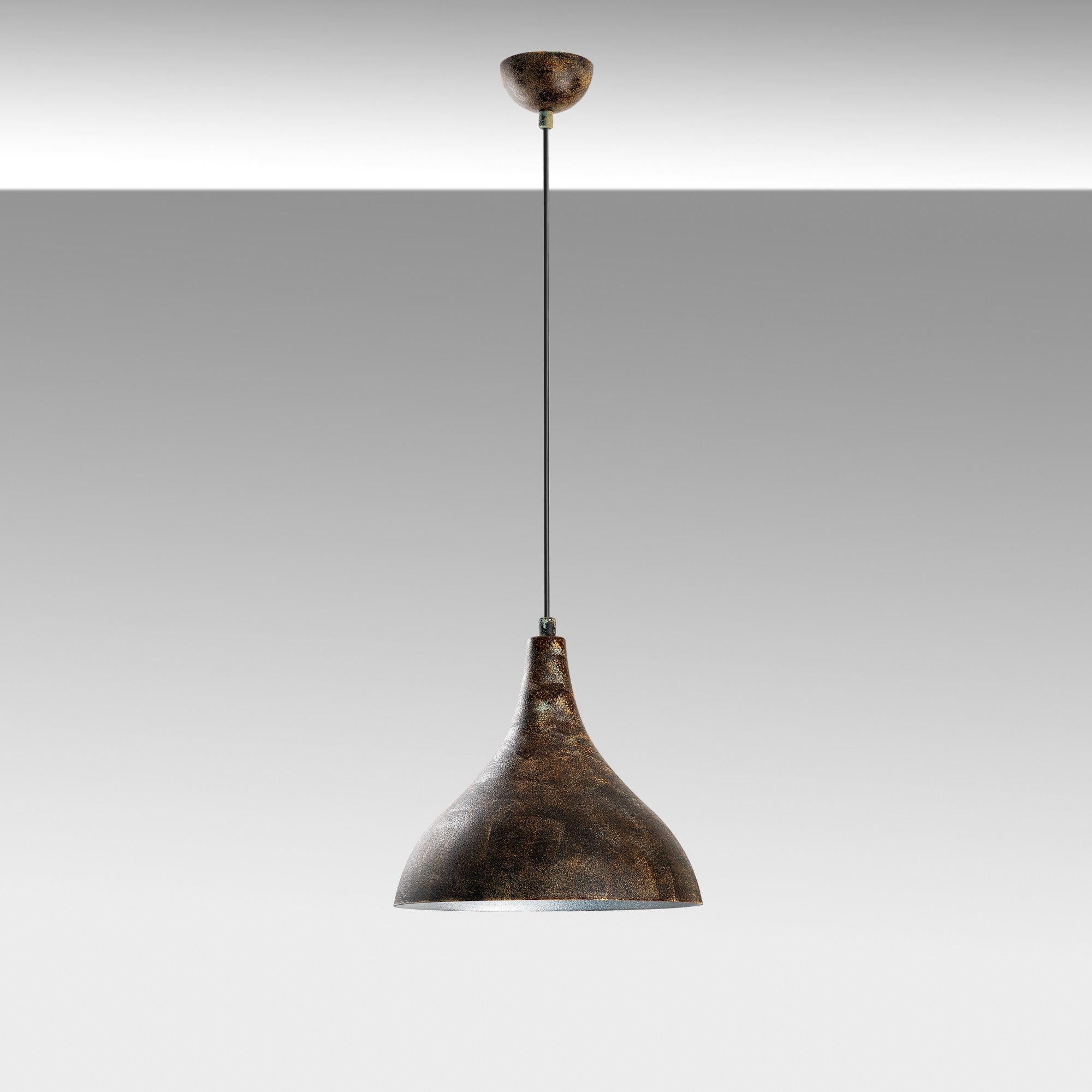 Candeeiro de Teto Elegante – 23 x 16 cm – Cor de antiguidade – Metal