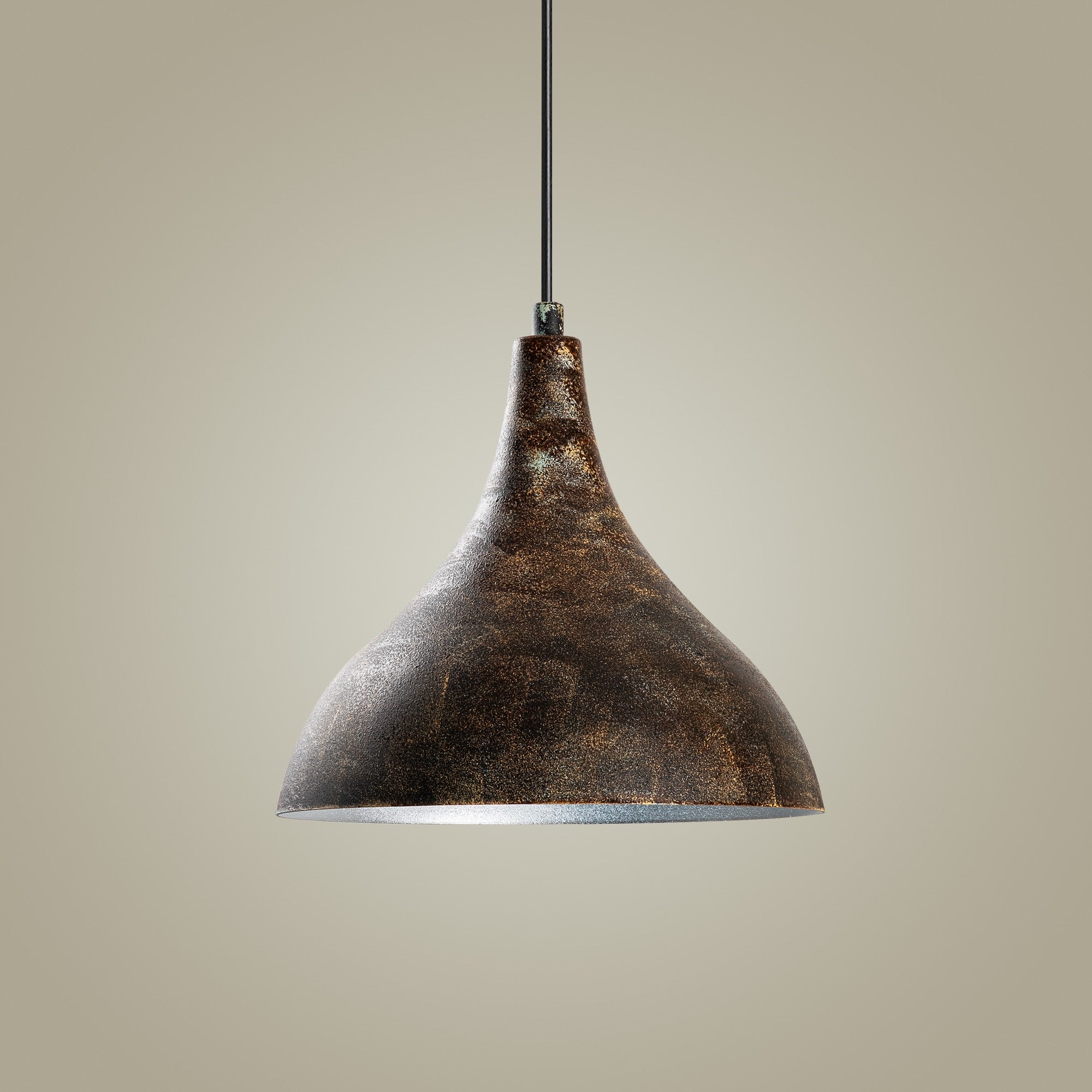 Candeeiro de Teto Elegante – 23 x 16 cm – Cor de antiguidade – Metal