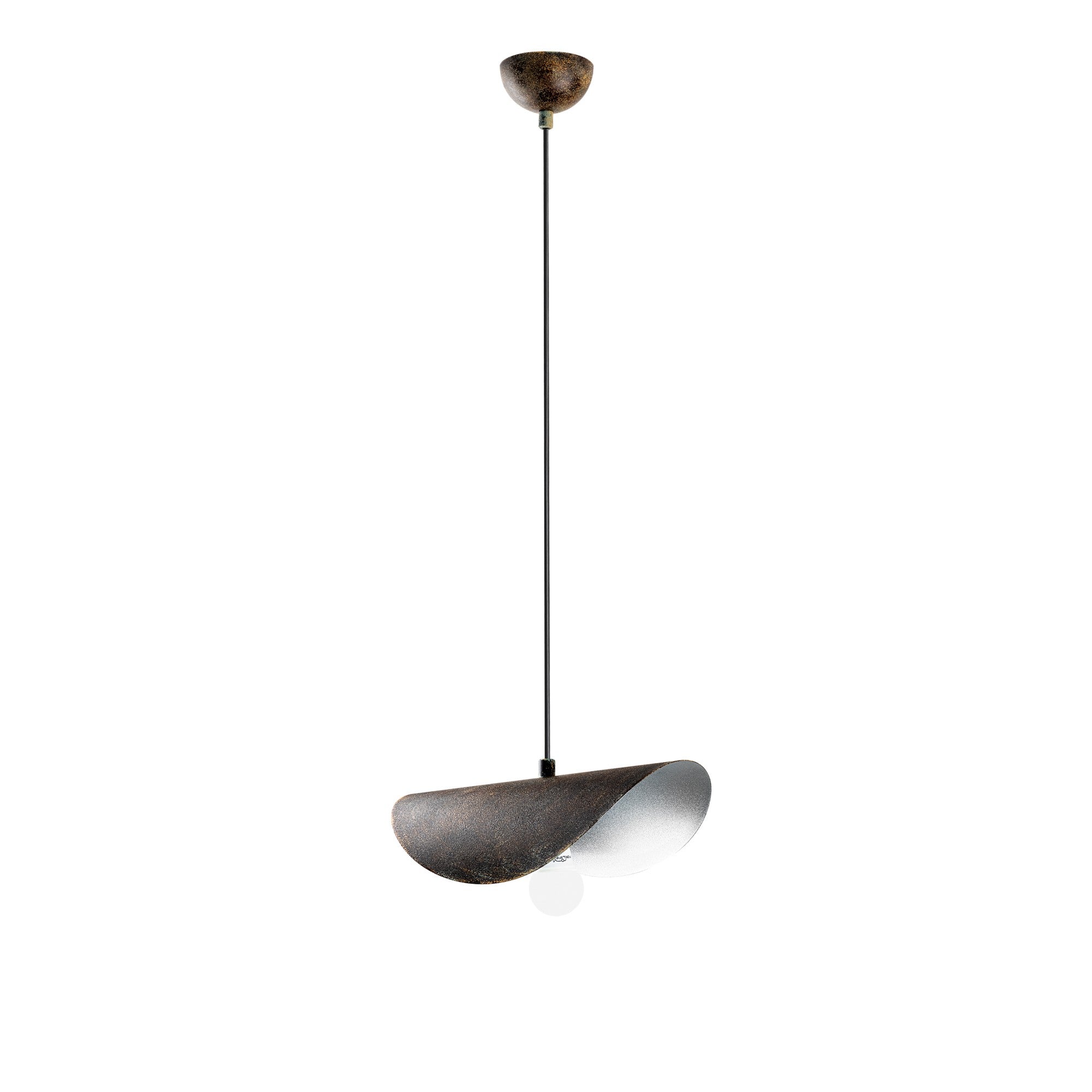 Candeeiro de Teto ajustável – 30 x 20 x 10 cm – Cor antiga – Metal